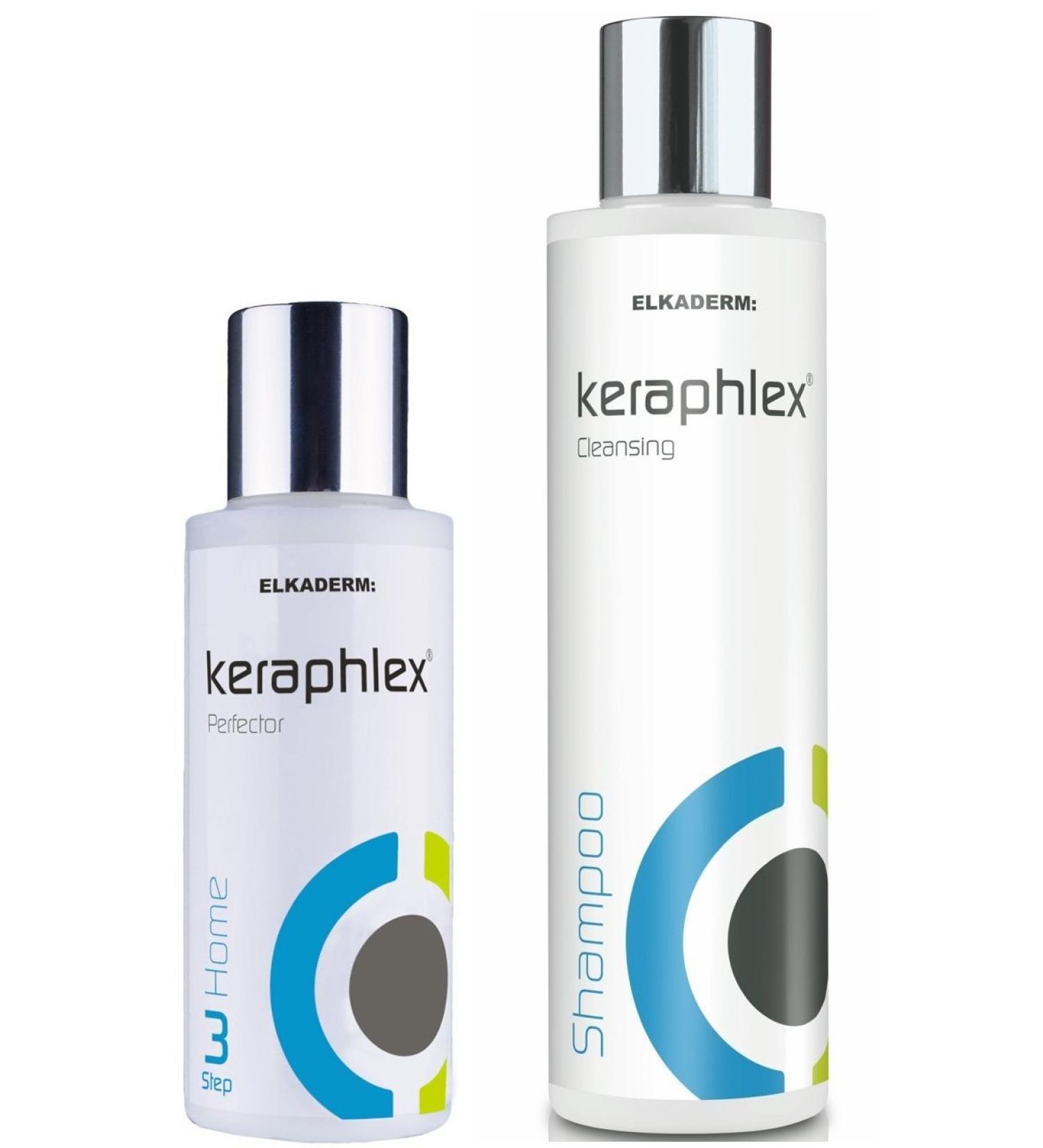 Keraplex Care Set: Step 3 Treatment & Shampoo Ultimate At-Home Hair Care 100ml & 200ml - International Shipping Available - Buy Online on GoSupps.com