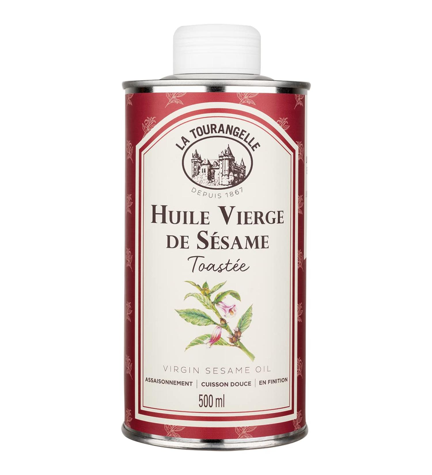 La Tourangelle Virgin Sesame Oil - Gourmet Flavor of Toasted Sesame - Ideal for Salads Tartars Woks Fish and Marinades - - Buy Online on GoSupps.com