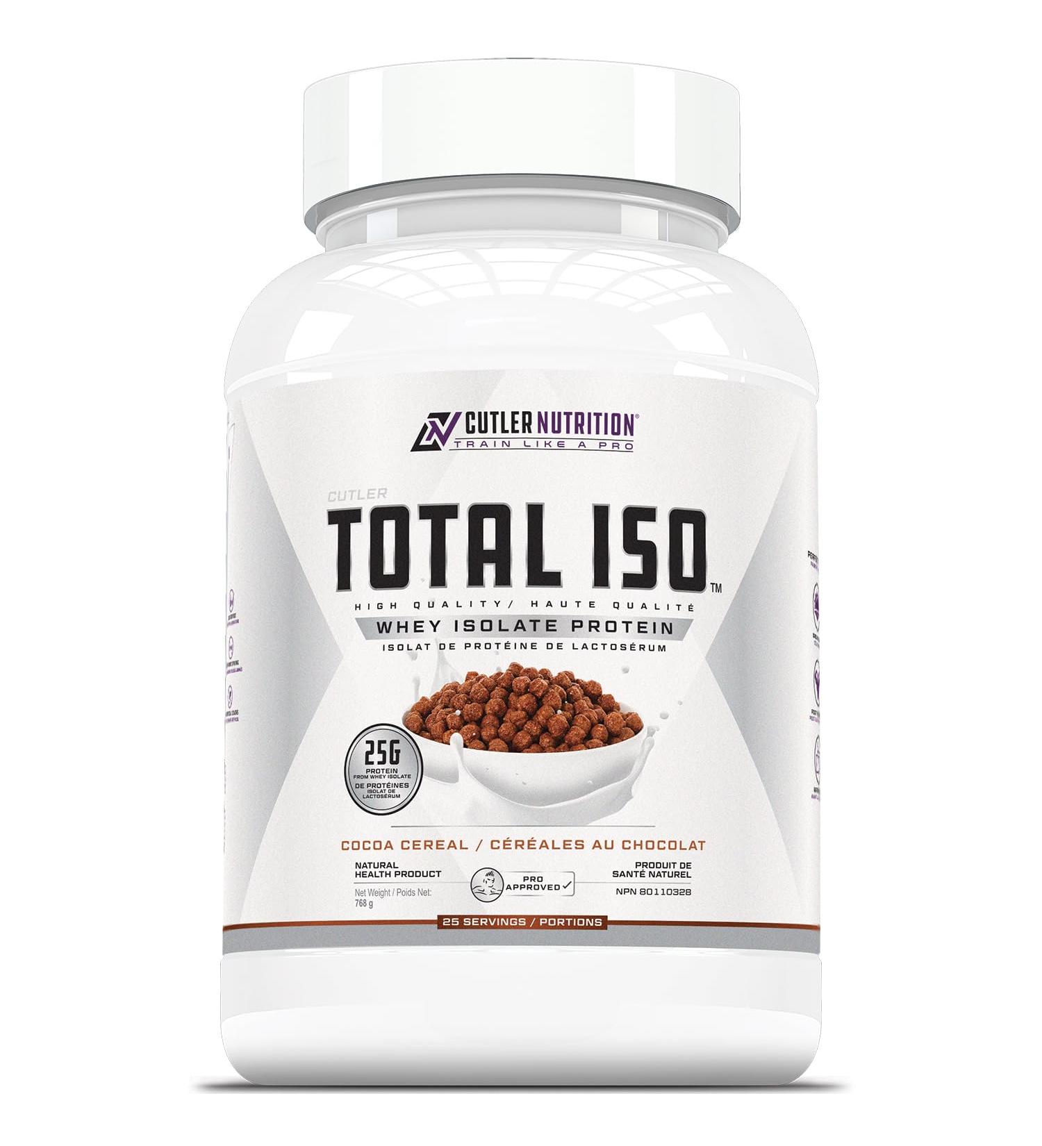Total ISO Whey Isolate Protein Powder: Best Tasting Whey Protein Shake Featuring 100% Whey Protein Isolate Perfect Post Workout Protein Powder Mix and Meal Replacement Drink (25 Count (Pack of 1) Cocoa Cereal) Cocoa Cereal 25 Count (Pack of 1) - Buy Online on GoSupps.com