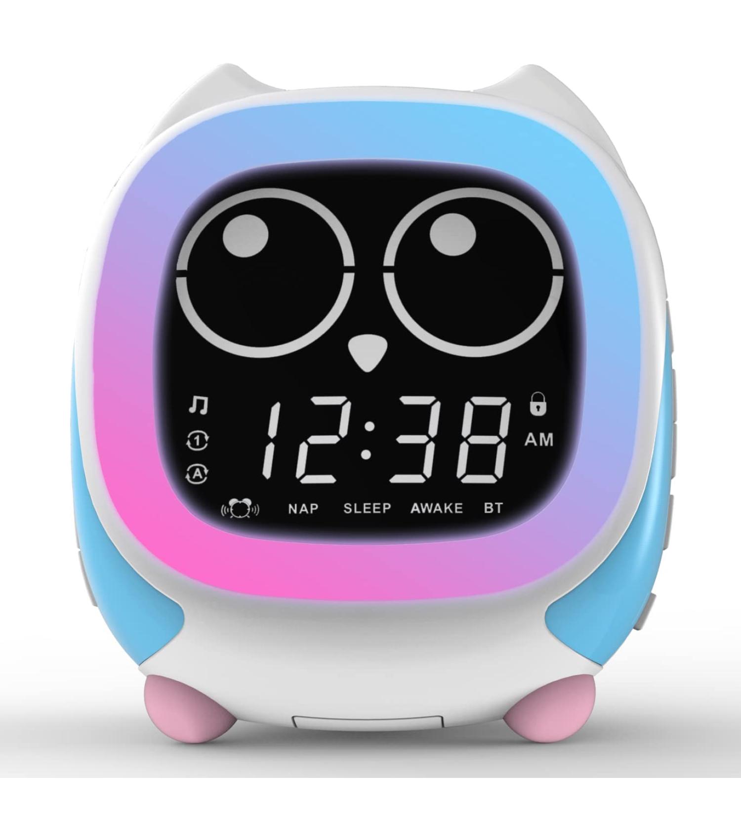 Itoma Addo Children's Alarm Clock | Sunrise/Sunset Simulation Bedside Lamp | White Noise Sleep & Wake Up Clock (ECHS912-2) - Buy Online on GoSupps.com