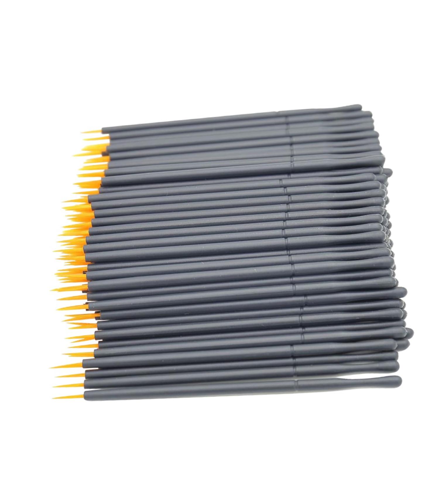 WOONEKY 100pcs Eyeliner Eye Makeup Makeupset Eye Makeup Brushes Eyeshadow Liner Brush Orange 15cmX10cm Orange - Buy Online on GoSupps.com