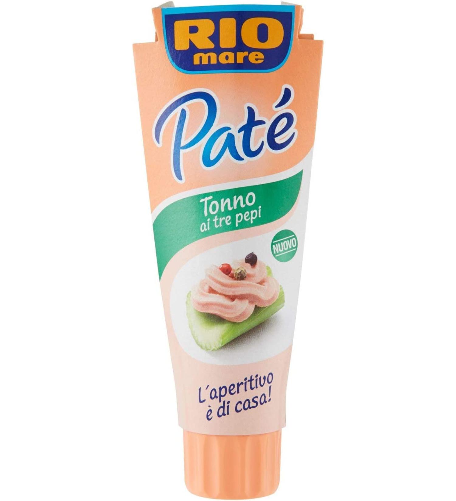 Rio Mare 6x Rio Mart Patest Tonno 3 trek pepes 3 paprika 100g smerterbaar - Buy Online on GoSupps.com