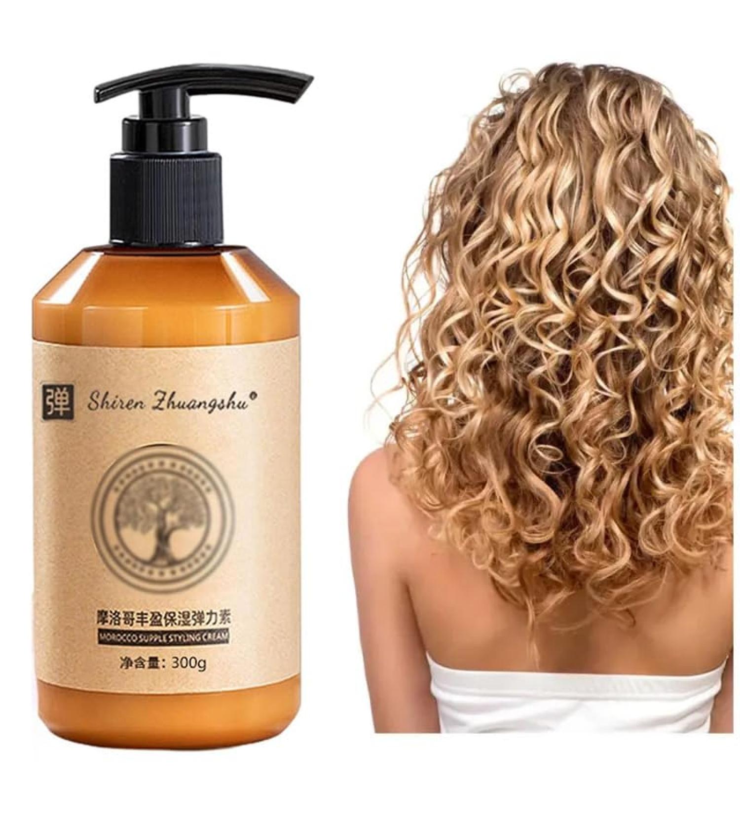 Shiren Zhuangshu Curling Elastin - Long-Lasting Moroccan Volume & Moisturizing Hair Care for Dry Damaged Curls (1 Piece) - Buy Online on GoSupps.com