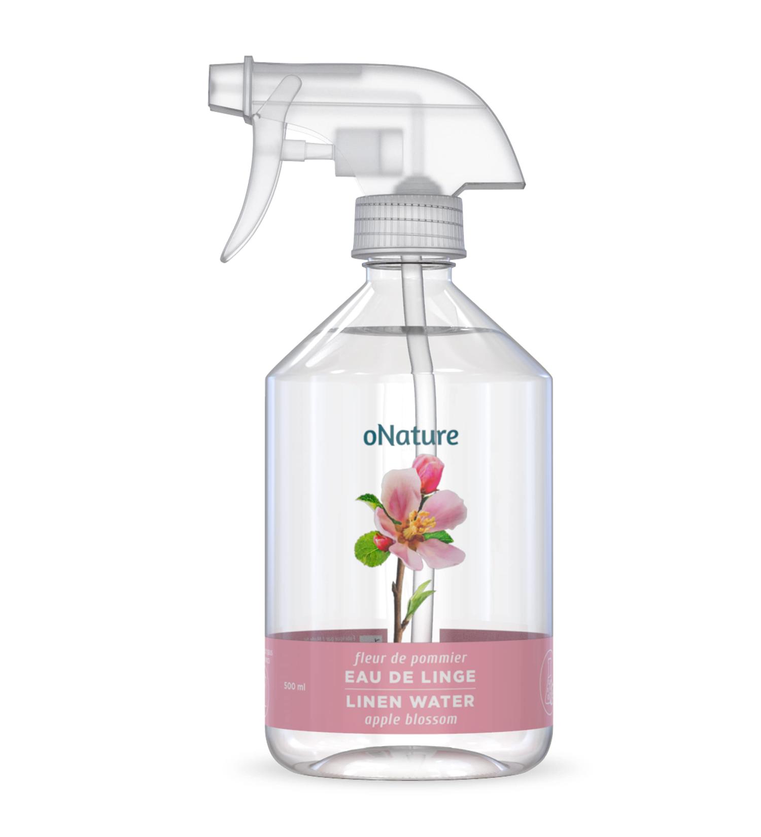 oNature Fabric Refresher Spray Water Mist for Linen - Made in Canada from Natural Healthy Ingredients - Guaranteed Without Harmful Chemicals (Apple Blossom Aroma 500ml Sprayer) Apple Blossom 500 ml (Pack of 1) - Buy Online on GoSupps.com