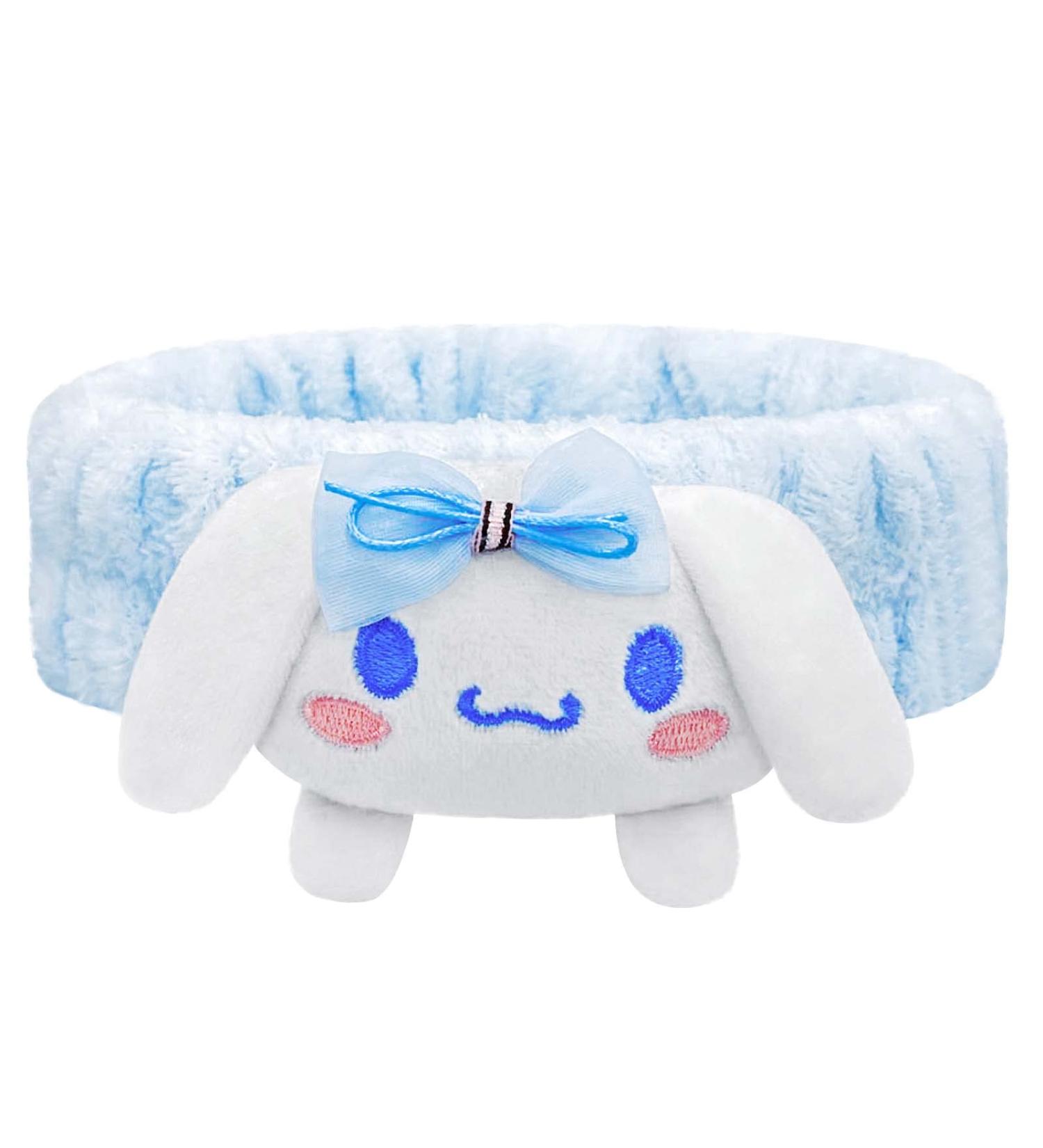 Kawaii Spa Headband for Washing Face Cute Blue Headband for Make Up Washing Party Soft Headband for Woman Girls - Buy Online on GoSupps.com