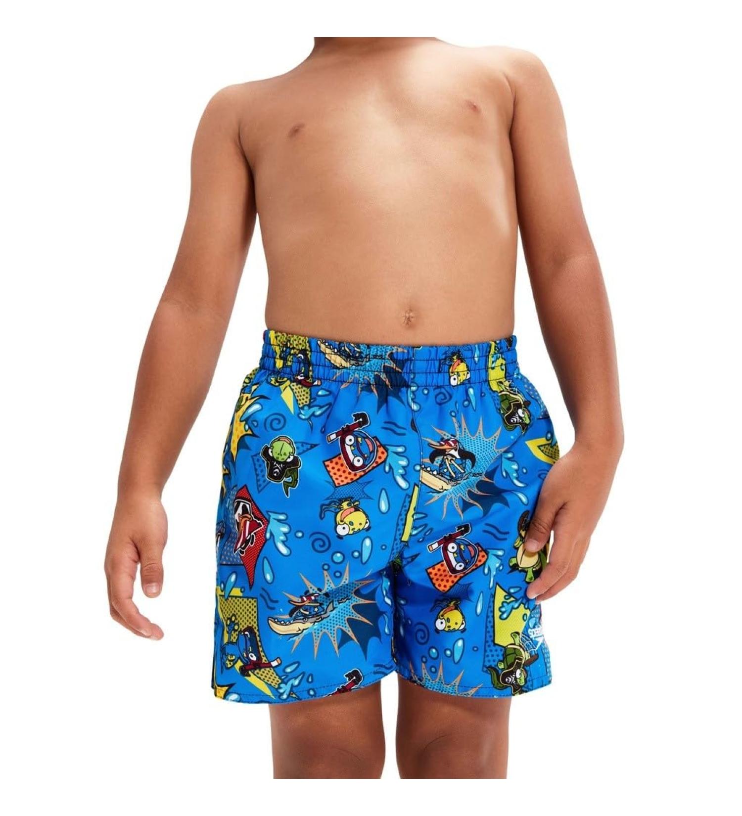 Speedo Boys 11 WS Aquashort - Bondi/Canary/Cherry Pink for 3-4 Years | International Shipping Available - Buy Online on GoSupps.com