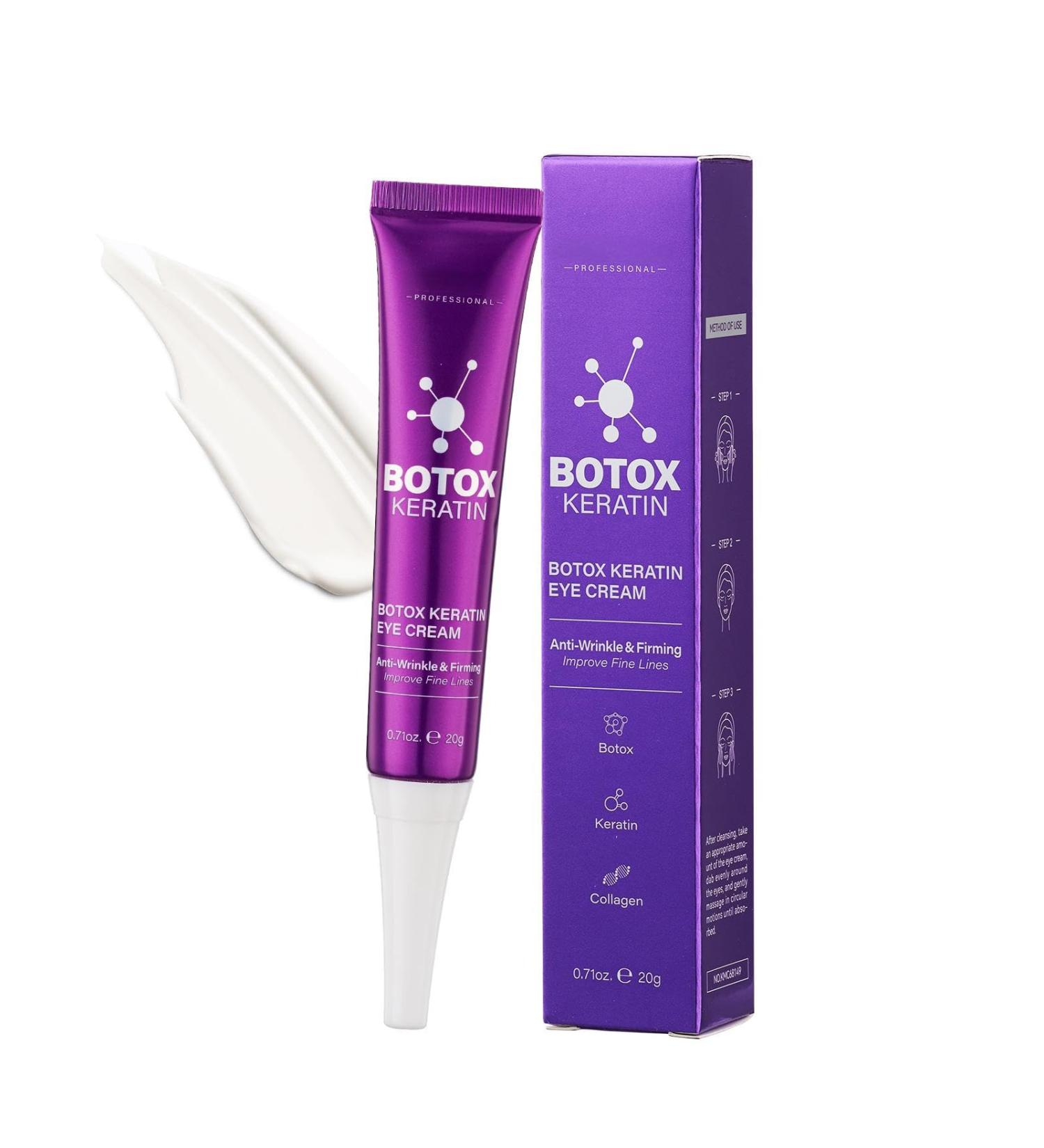 Redcool Eye Cream for Dark Circles and Puffiness - Anti Aging Eye Cream with Keratin & Collagen Daily Firming Hydration for Wrinkles Eye Bags Fine Lines 0.7oz - Buy Online on GoSupps.com