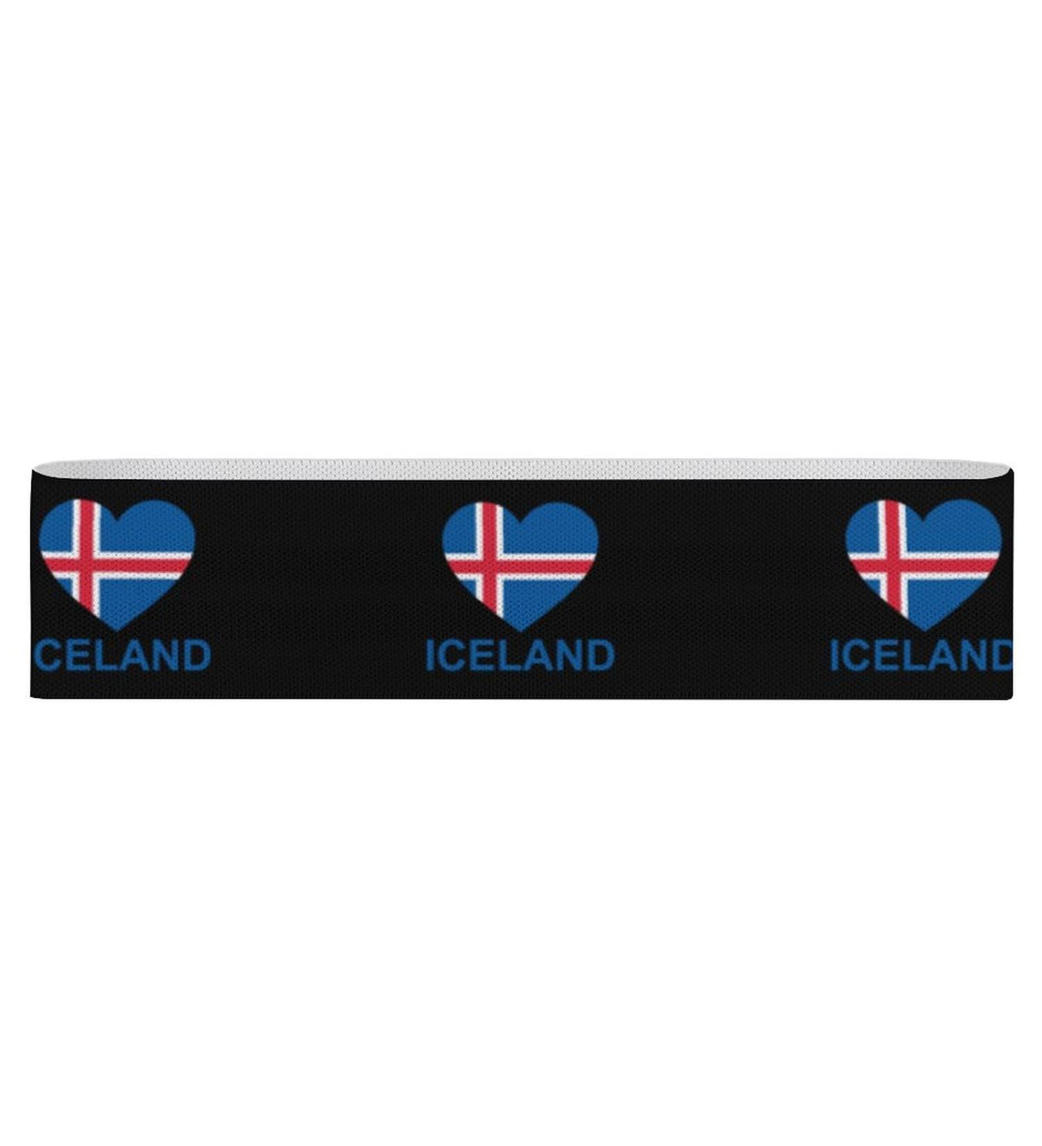 Love Iceland Resistance Bands - Non-Slip Leg & Booty Yoga Straps for Effective Workouts & Physical Therapy - Buy Online on GoSupps.com