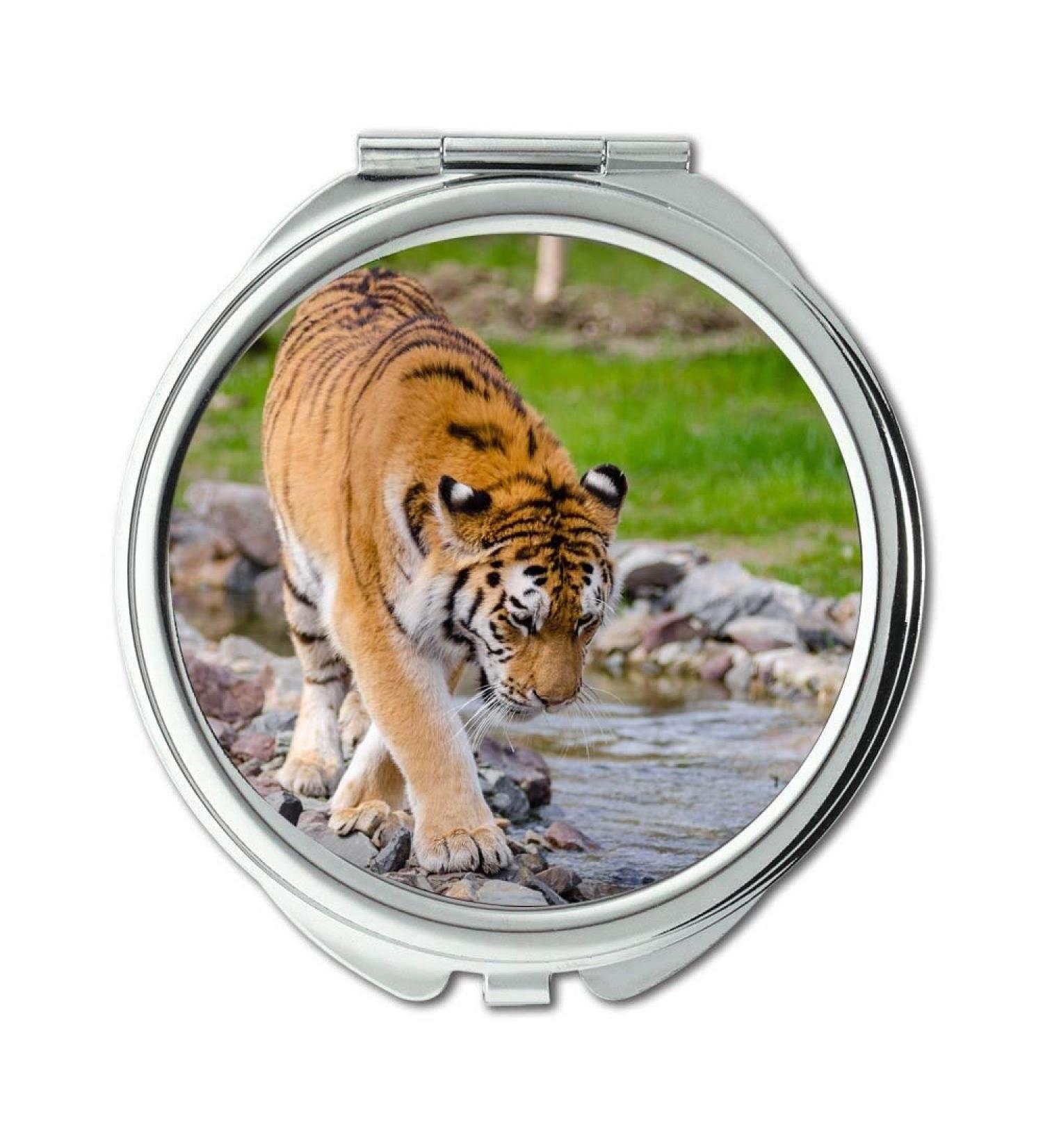 YENDOSTEEN Mirror makeup mirror animal big cat rocks pocket mirror portable mirror - Buy Online on GoSupps.com