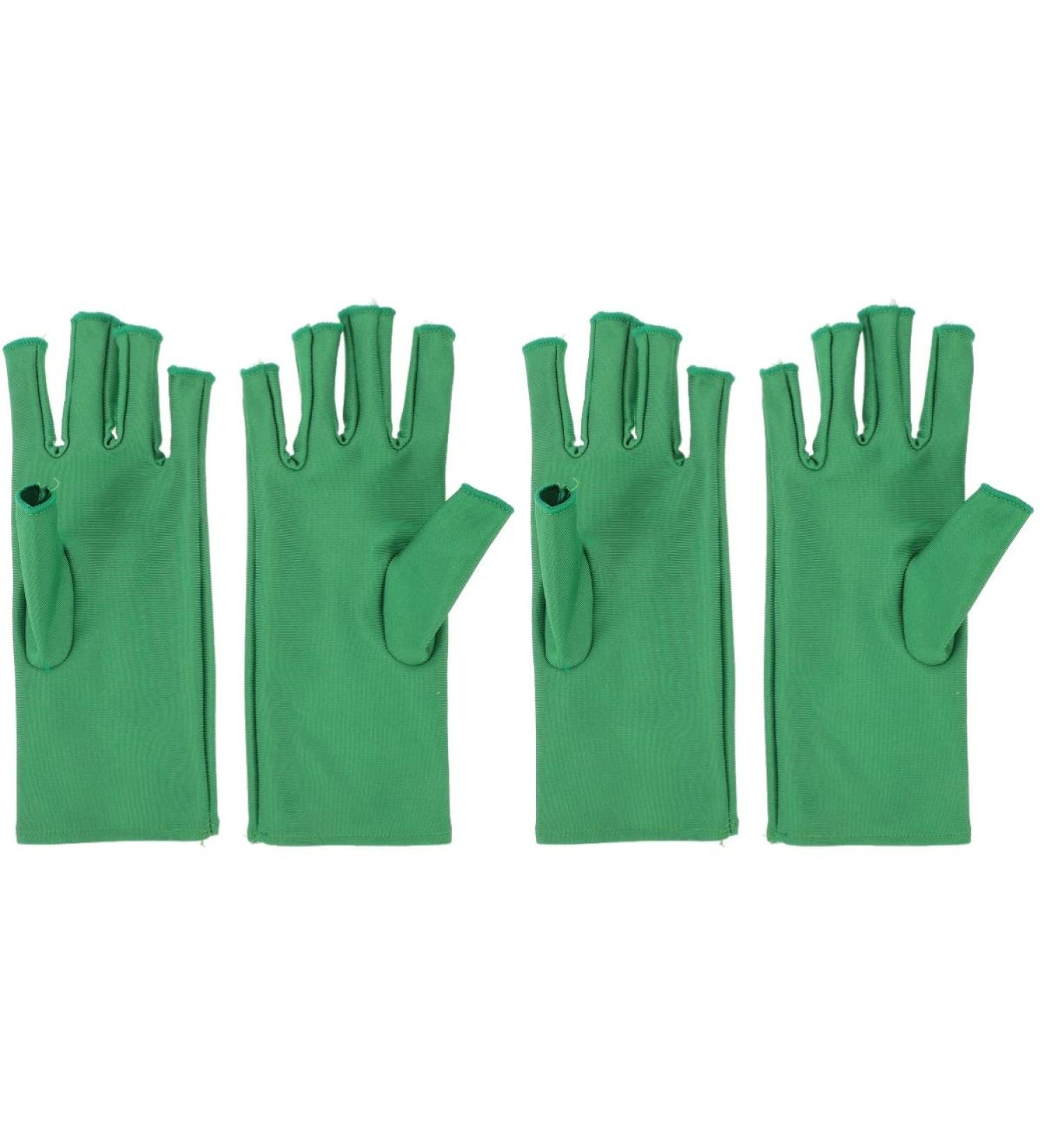 minkissy 2 Pairs Nail Gloves Hand Gloves for Protection Uv Manicure Gloves Manicure Tools Gloves for Nails Uv Shield Mittens Manicures Art Gloves Fingerless Mitts Uv Shield Gloves - Buy Online on GoSupps.com