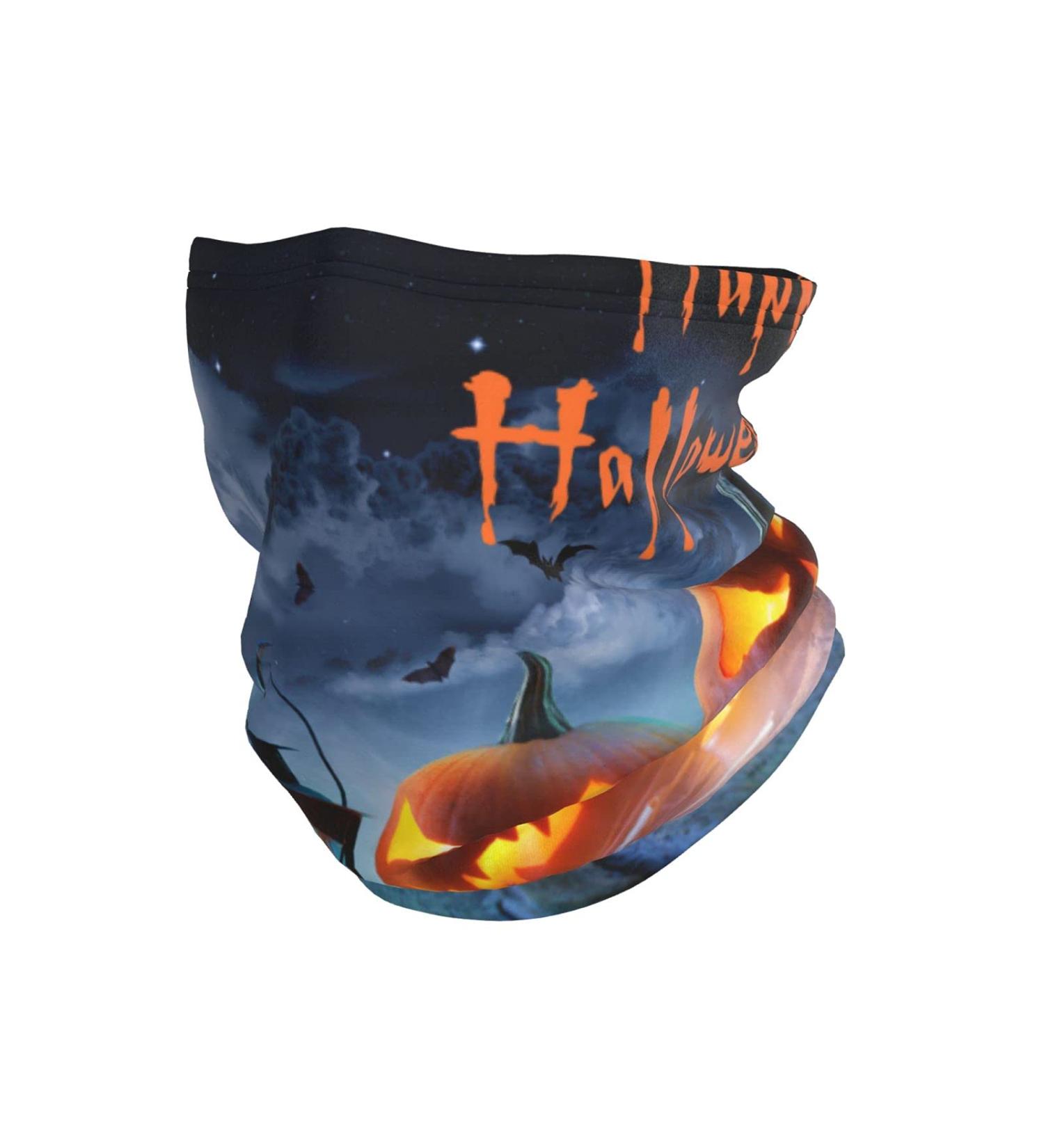 Halloween Neck Gaiter Face Mask Scarf Dust Sun Protection Cool Lightweight Windproof Breathable Fishing Hiking Running Cycling - Buy Online on GoSupps.com
