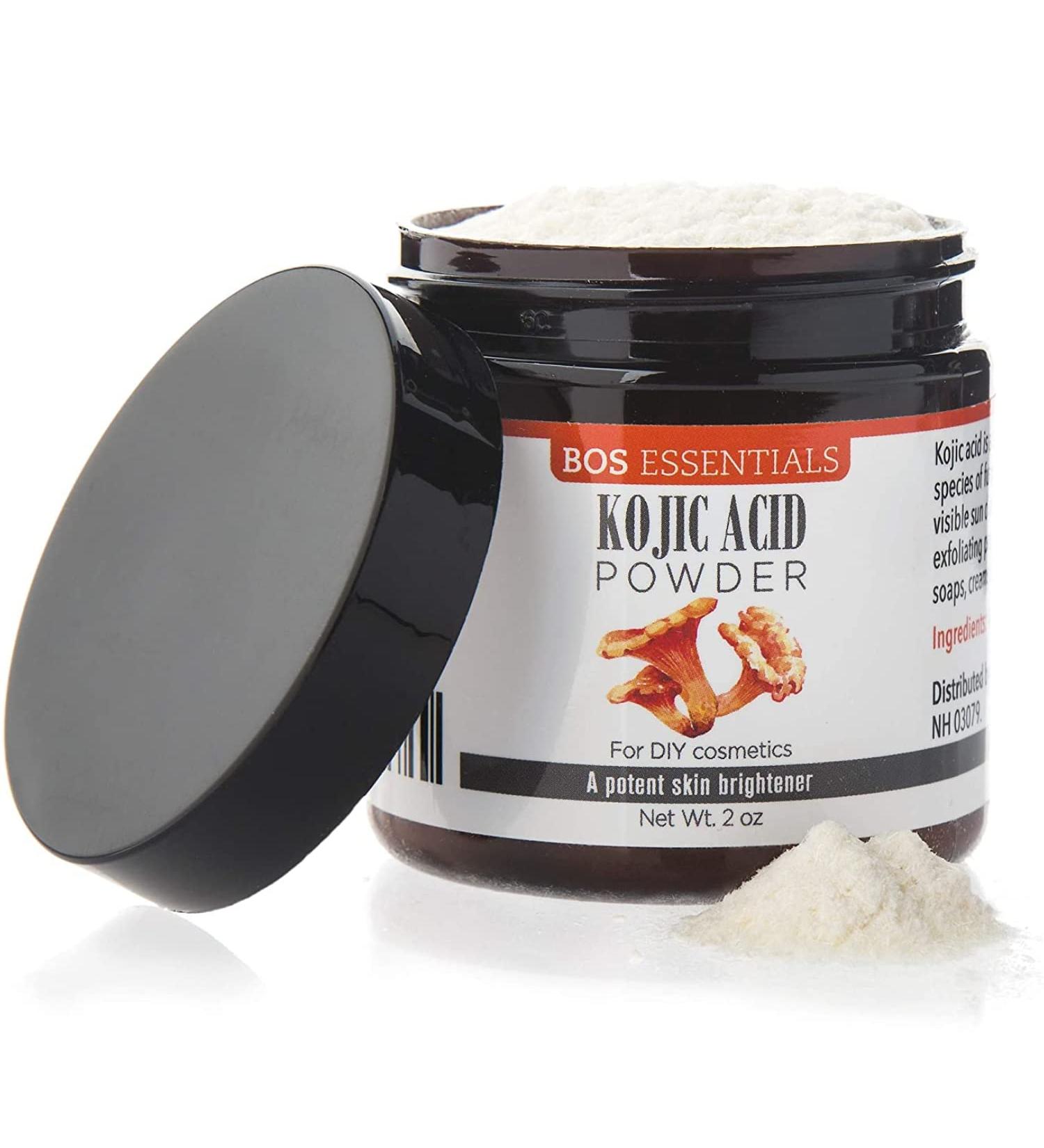 Pure Kojic Acid Powder for Skin Lightening & Brown Spot Removal - DIY Soaps, Creams & Serums - Buy Online on GoSupps.com