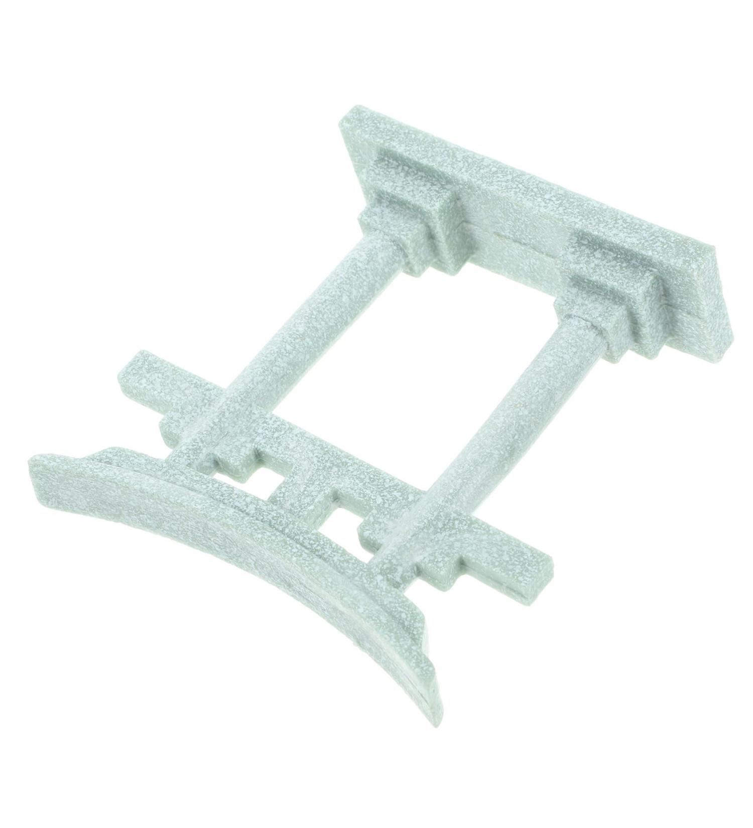 FUNOMOCYA Japanese Torii Model Home Decor Ornament Birdie House Accessories Mini Torii Gate Statue Resin Mini House Torii Gate Japanese Torii Gate Crafts Miniature Torii Gate Pvc Grey 8.50X8.00X2.50CM - Buy Online on GoSupps.com