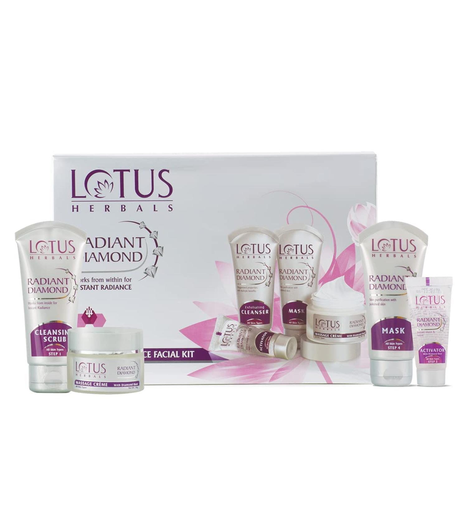 Shop Women s 5 In 1 Facial Kit with Diamond Dust & Cinnamon - All Skin Types - 170g Pack of 2 | International Shipping - Buy Online on GoSupps.com