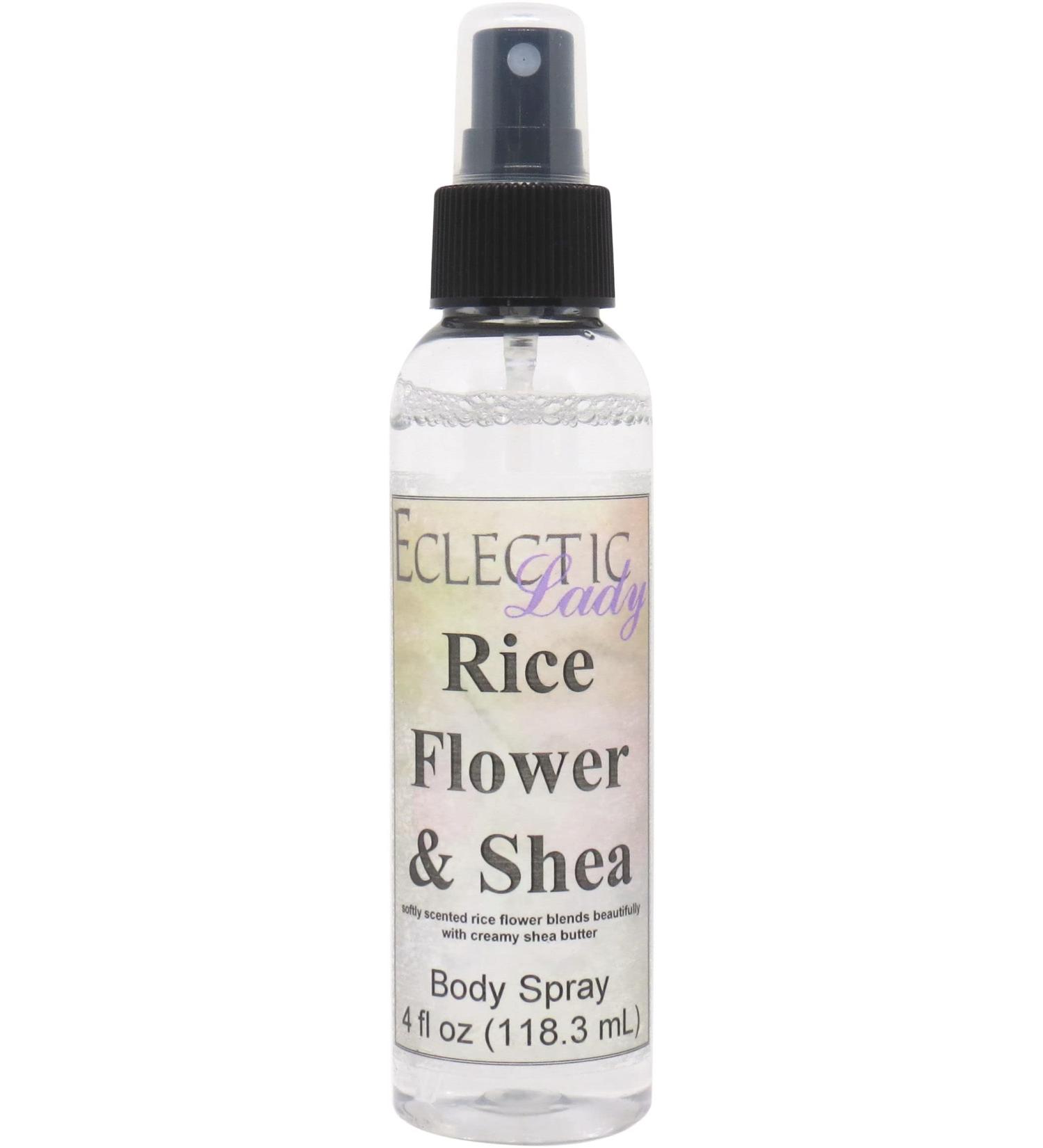 Rice Flower and Shea Body Spray 8 ounces Body Mist for Women with Clean Light & Gentle Fragrance Long Lasting Perfume with Comforting Scent for Men & Women Cologne with Soft Subtle Aroma For 8 Fl Oz (Pack of 1) - Buy Online on GoSupps.com