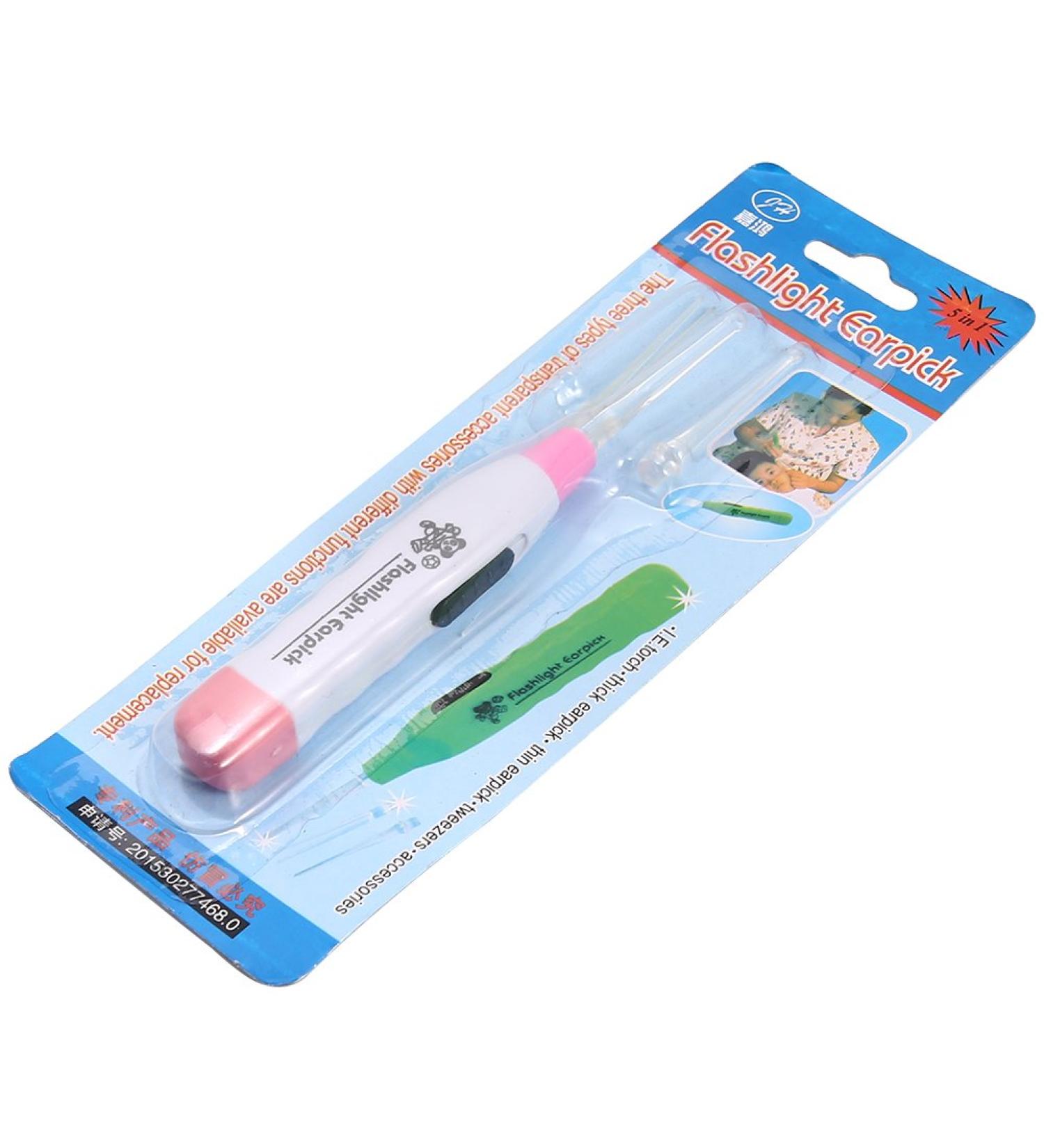 Zehui Lighted Earwax Removal Tool with 3 Tips - Ear Cleaning & Tonsil Stone Remover - Buy Online on GoSupps.com