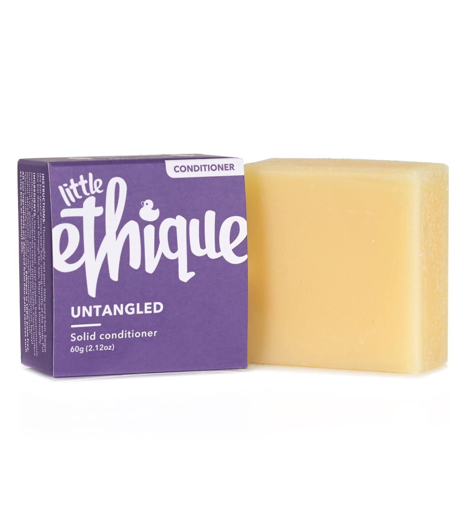 Ethique Untangled Detangling Solid Conditioner Bar for Baby & Kids - Sulfate-Free, Plastic-Free, Vegan, Cruelty-Free - Eco-Friendly - 2.12 oz - Buy Online on GoSupps.com
