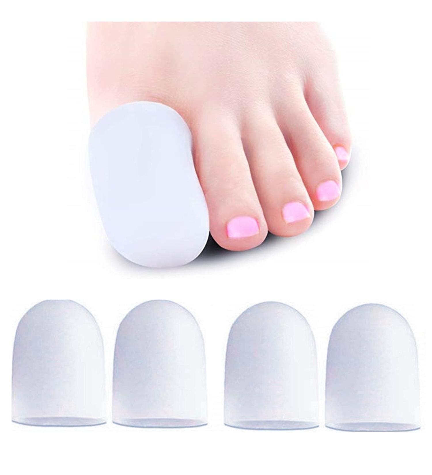4x Silicone Toe Protectors for Men & Women - Big Toe Caps for Ultimate Protection - Buy Online on GoSupps.com