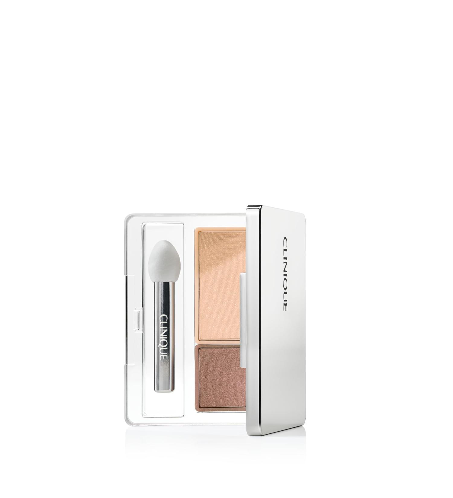 Clinique All About Shadow Duo Eye Shadow | Safe for Sensitive Eyes | AH Like Mink - Shimmer | International Shipping Available - Buy Online on GoSupps.com