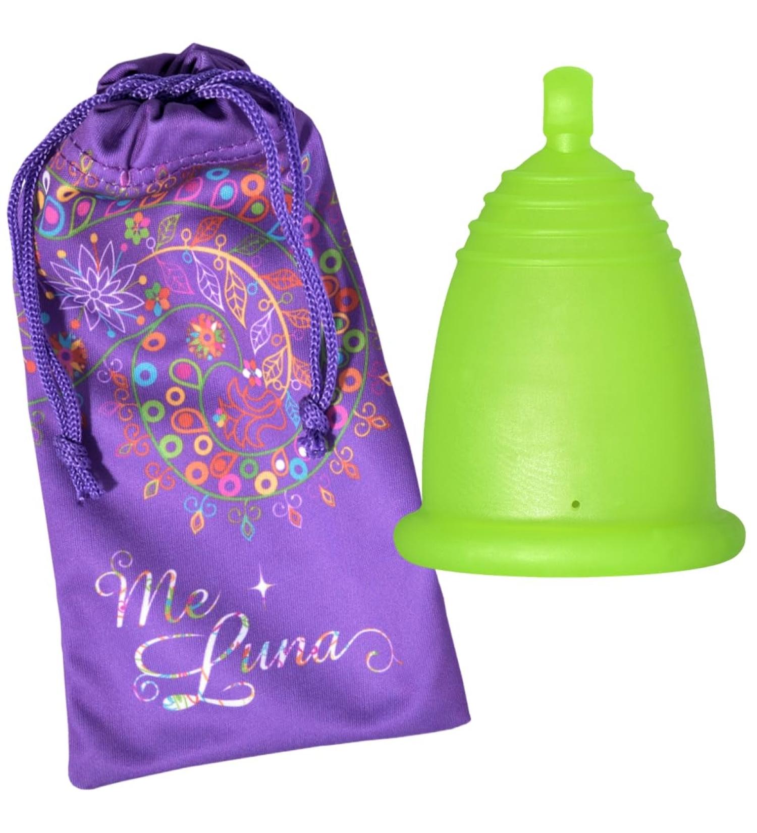 Me Luna Menstrual Cup Classic - Green Size M | Eco-Friendly Comfortable & Reusable | Shop Internationally - Buy Online on GoSupps.com