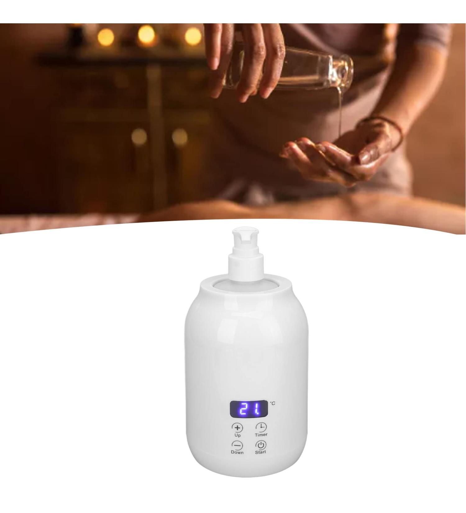 Tonysa Massage Oil Heater Massage Oil Heater Bottle Warmer LED Display Touch Control Temperature Adjustment Essential Oil Bottle Warmer EU Plug - Buy Online on GoSupps.com