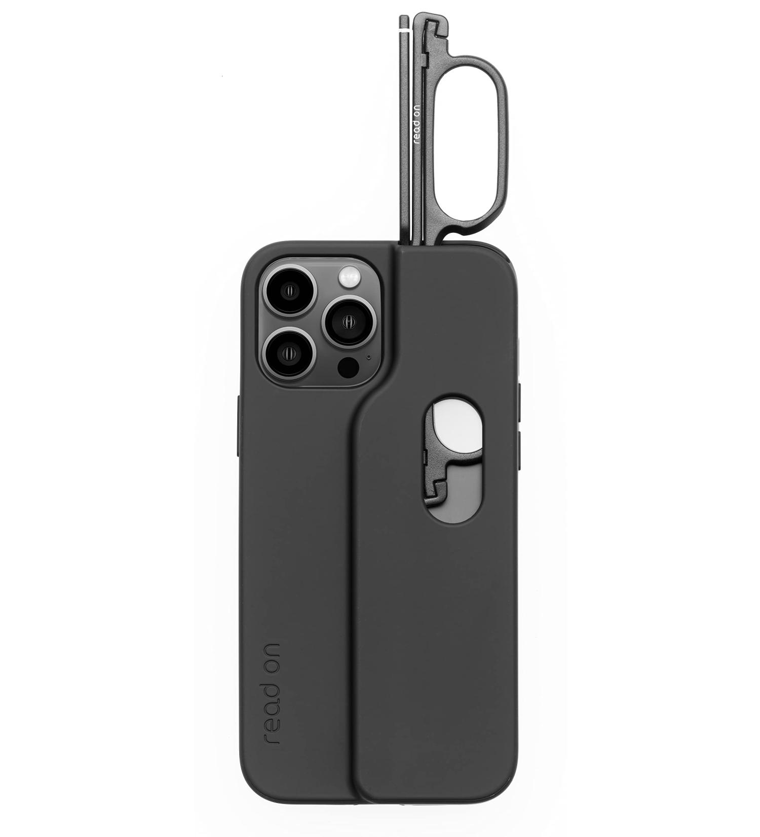 iPhone 13 Pro Max Case + Reading Glasses - Black 2.0 | International Shipping Available - Buy Online on GoSupps.com
