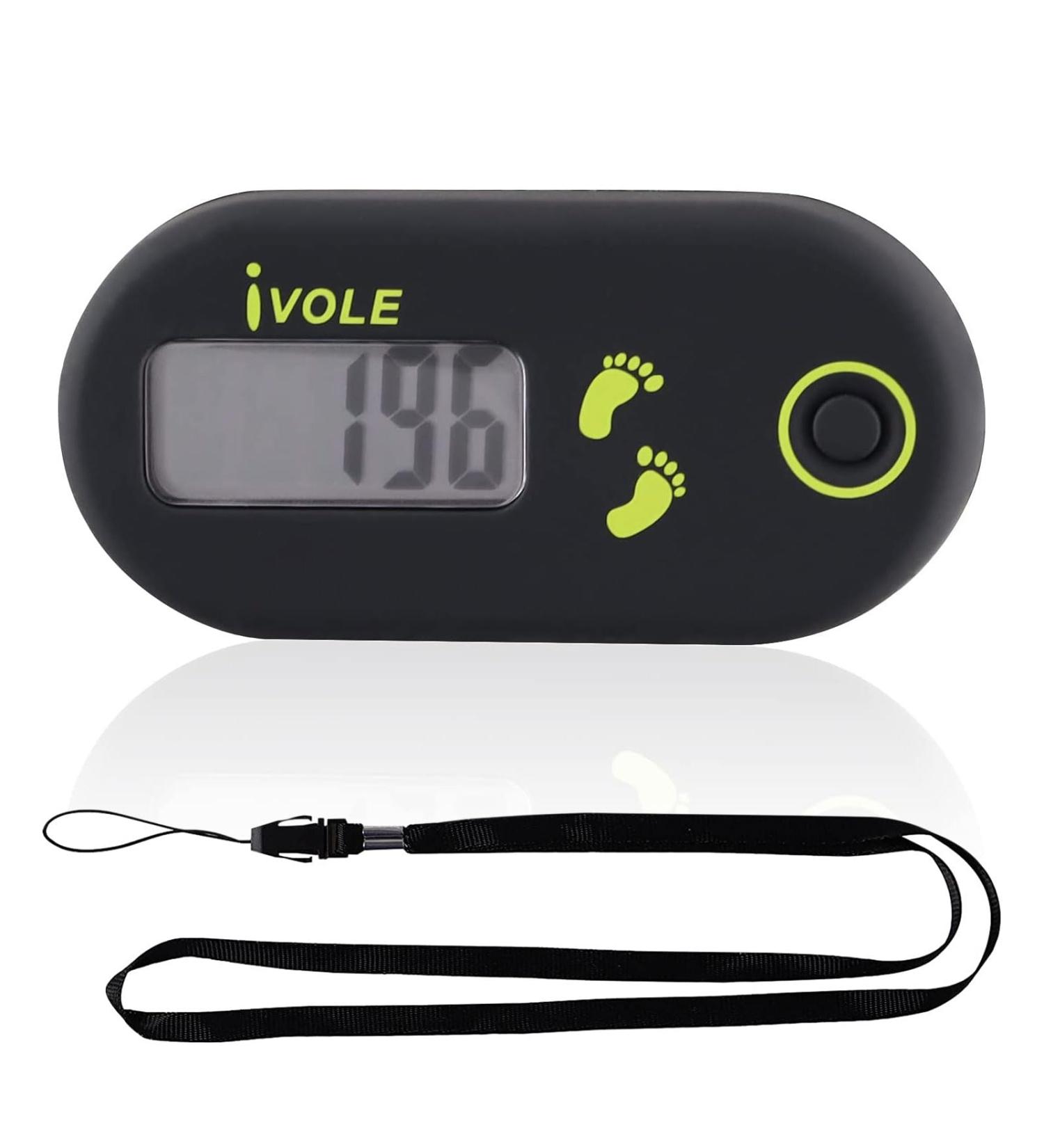 Buy 3D Clip Pedometer | Portable Digital Fitness Tracker for Walking & Running - Perfect for Men & Children - Black - Buy Online on GoSupps.com