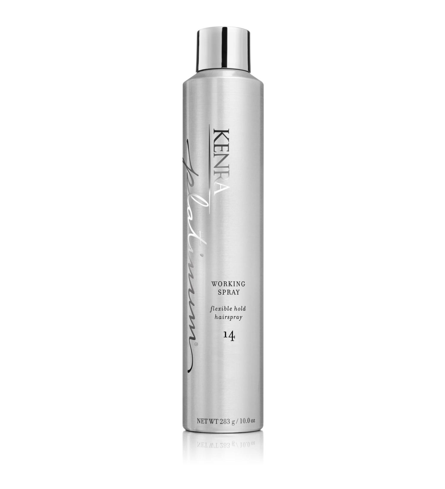 Kenra Platinum Working Spray 14 | Flexible Hold Hairspray | Fast-Drying Non-Sticky | Creates Volume & Texture | Leaves Hair With Frizz-Free Shine | All Hair Types 50% VOC 10 Ounce (Pack of 1) - Buy Online on GoSupps.com