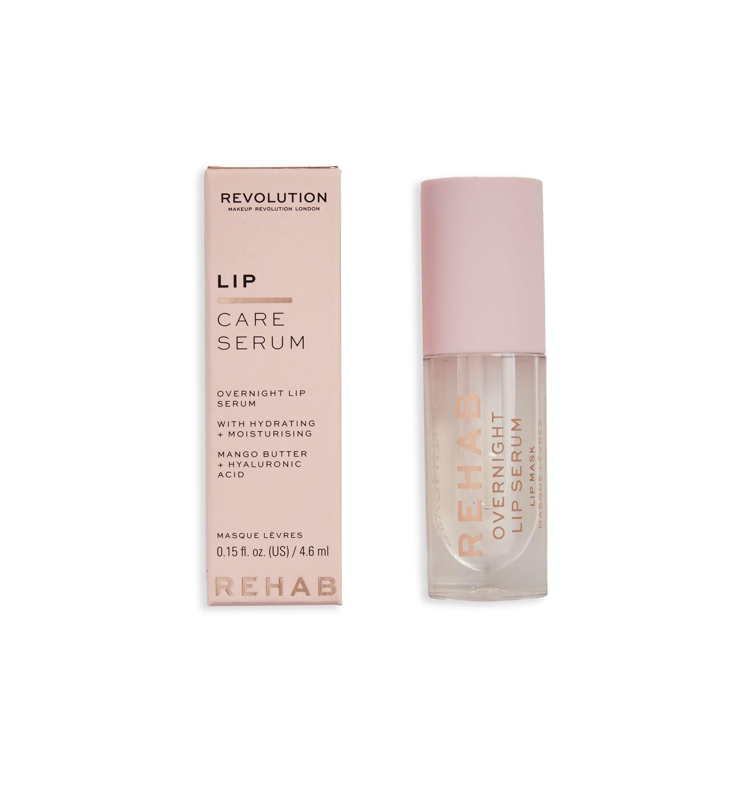 Makeup Revolution Rehab Overnight Lip Serum - Lip Care Treatment for Smooth & Hydrated Lips - Buy Online on GoSupps.com