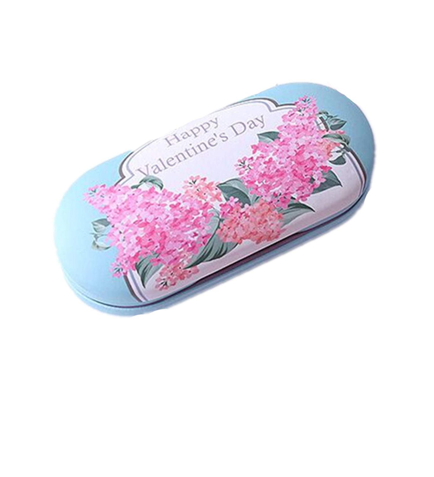 2 in 1 Glasses Case Len Case & Eye Glasses Double Layer Storage Case with Mirror - Vintage Floral Double Sided Portable Design Perfect for Home Office and Travel (Pink) - Buy Online on GoSupps.com