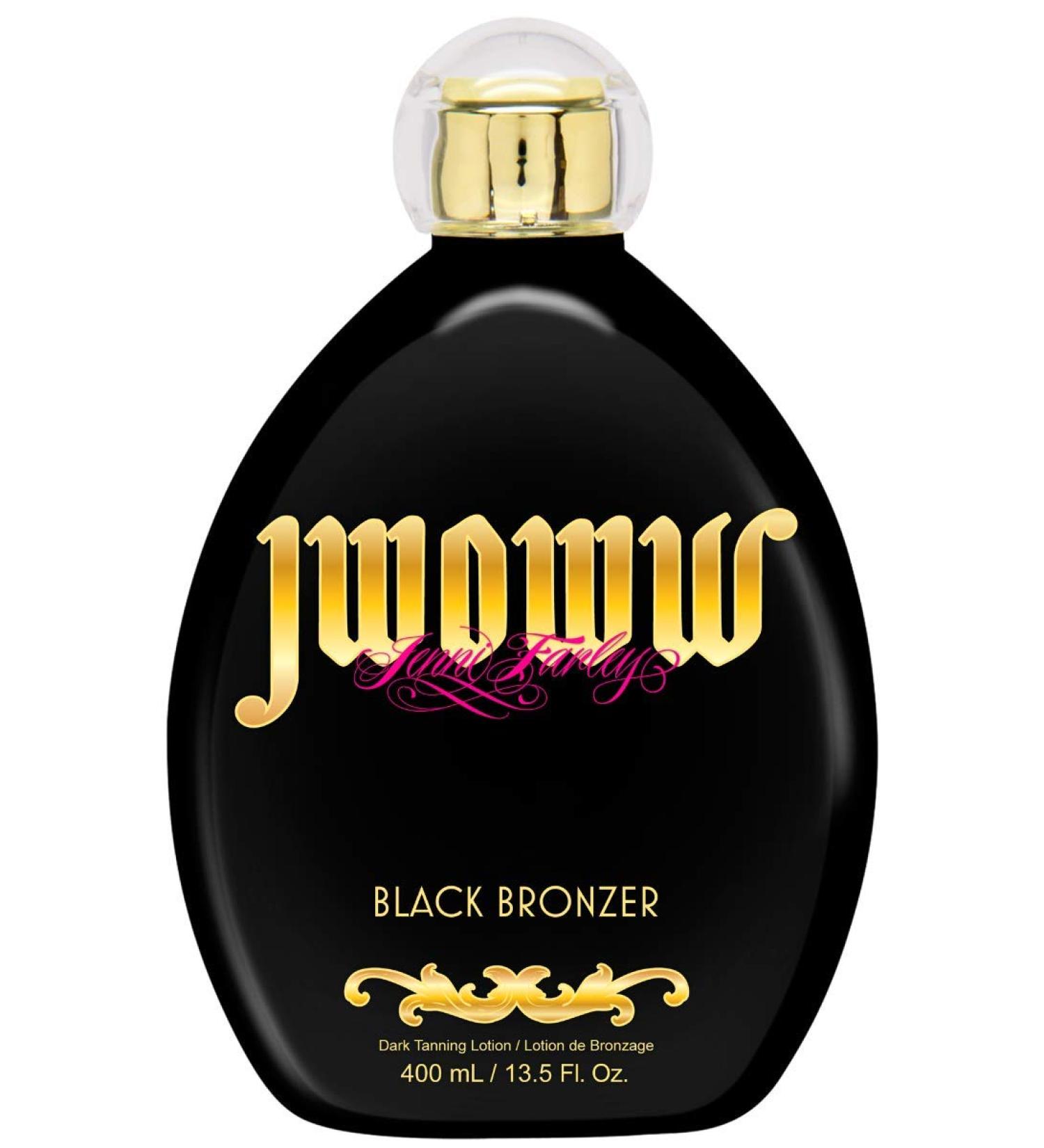 Jwoww Black Bronzer Dark Tanning Lotion 13.5 oz - Buy Internationally for a Deep Lasting Tan - Buy Online on GoSupps.com