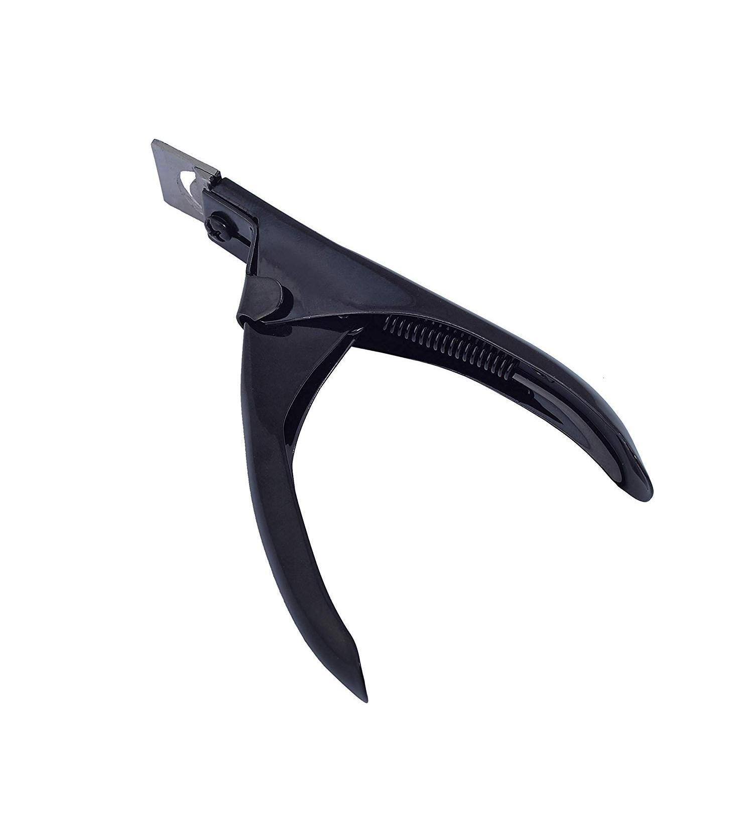 Black Nail Clipper Manicure Tool Acrylic Gel False Nail Clipper/Edge Cutter Tips Nail Professional