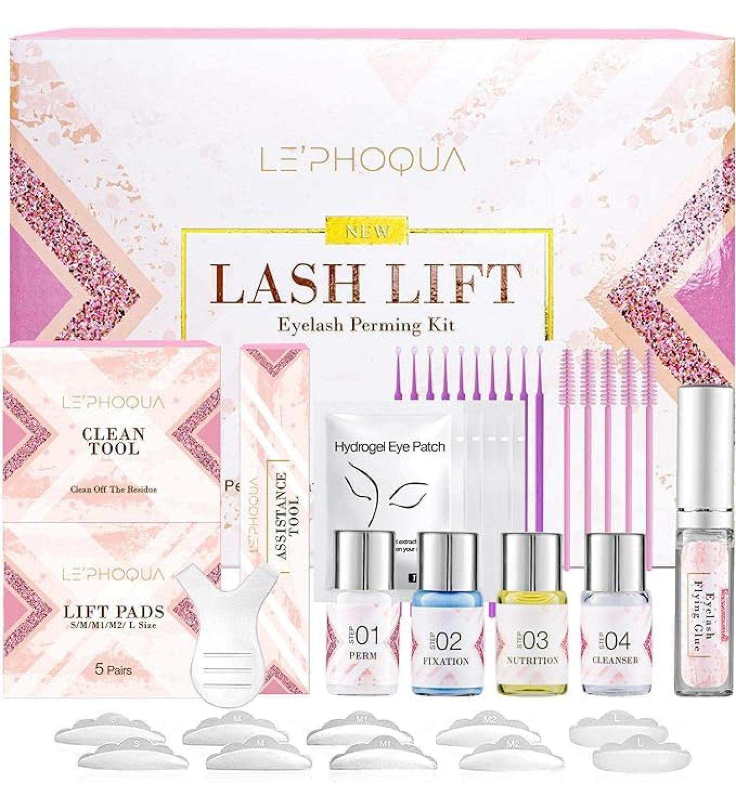 Lash Lift Kit & Eyelash Perm Kit - DIY Eyelash Brow Lamination for Beginners | 2024 Upgraded Professional Quality - Buy Online on GoSupps.com