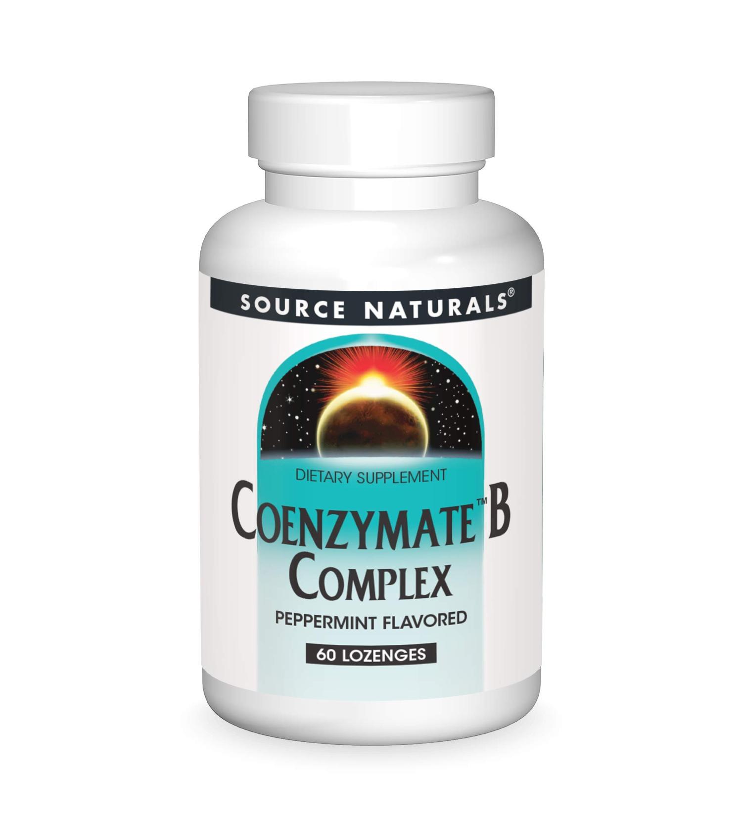 Source Naturals Coenzymate B Complex Sublingual Tablets - Peppermint Flavor, 60 Count - Buy Online on GoSupps.com