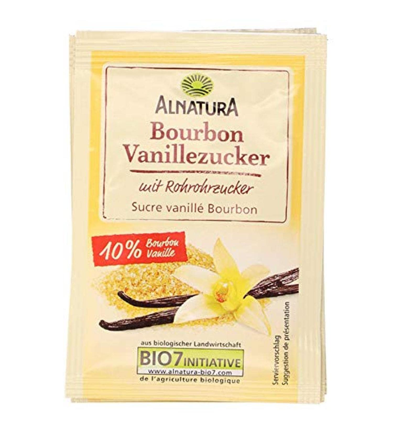 Buy Alnatura Bourbon Vanilla Sugar 3 x 8g - Premium Flavor for Baking & Desserts | International Shipping Available - Buy Online on GoSupps.com