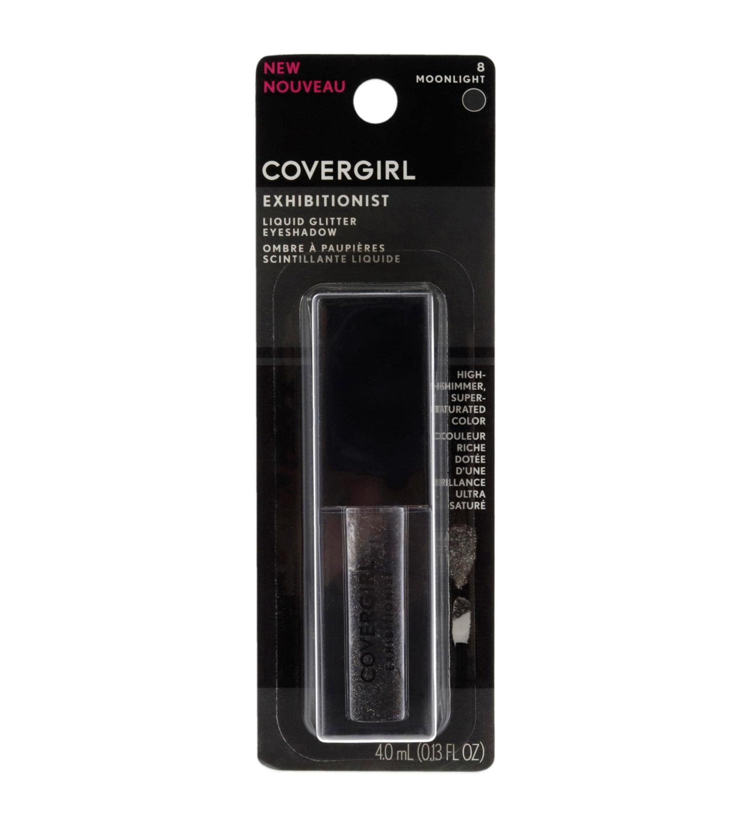 COVERGIRL Exhibitionist Liquid Glitter Eyeshadow Moonlight 0.13 Fl Oz - Sparkle and Shine with this Glitter Eyeshadow - Pack of 1 - Buy Online on GoSupps.com