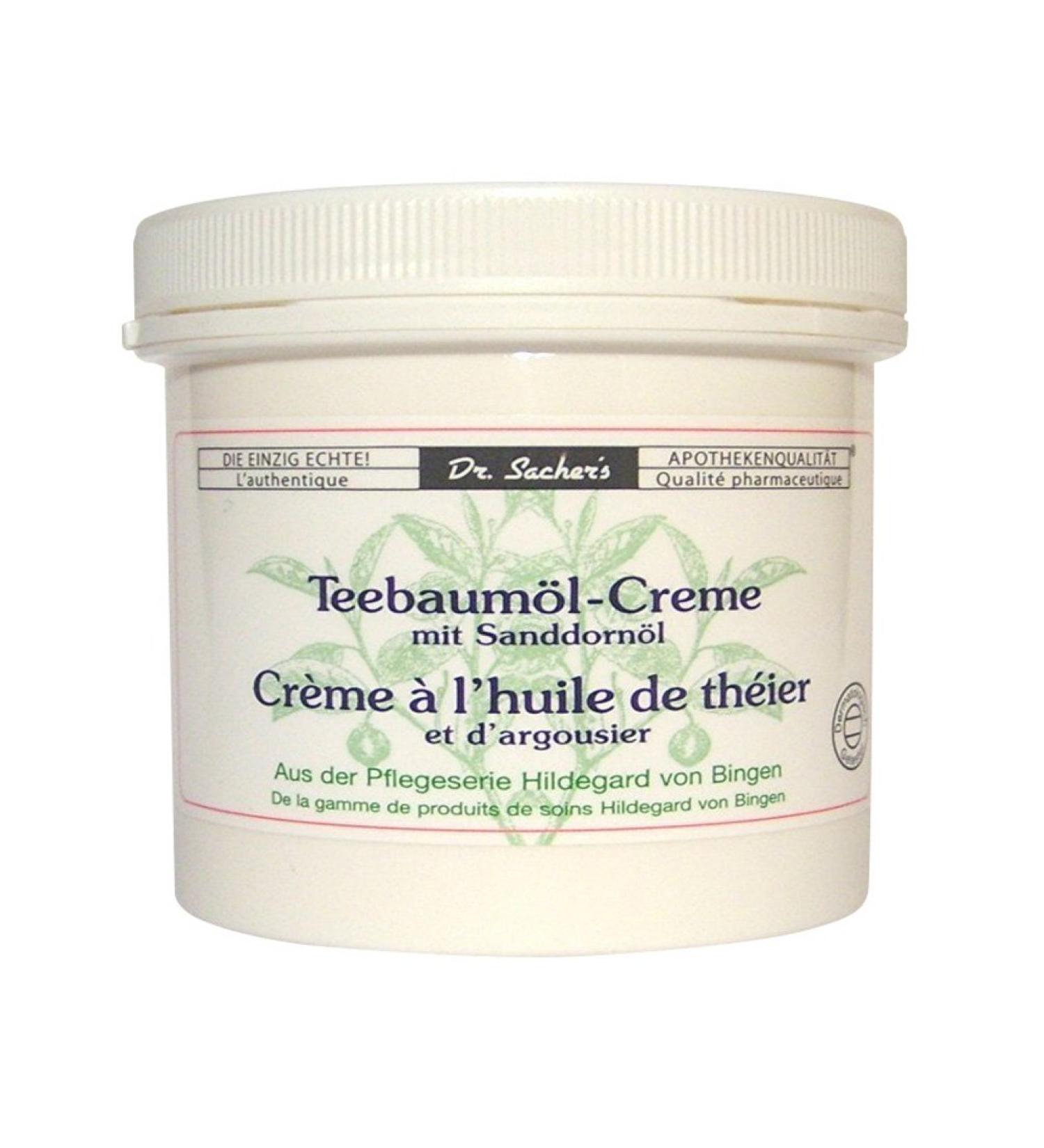 2 cans / jars of tea tree oil cream with sea buckthorn oil