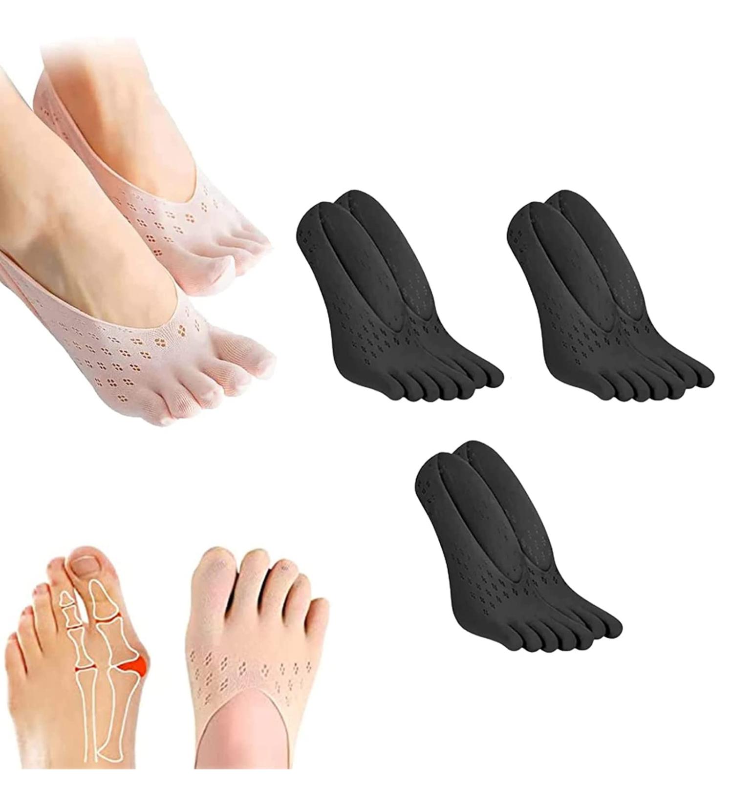 Mejglrc Sofeet Bunion Socks - Anti Bunions Health Sock - Orthopedic Compression - Bunion Corrector - 3 Pairs Black - Buy Online on GoSupps.com