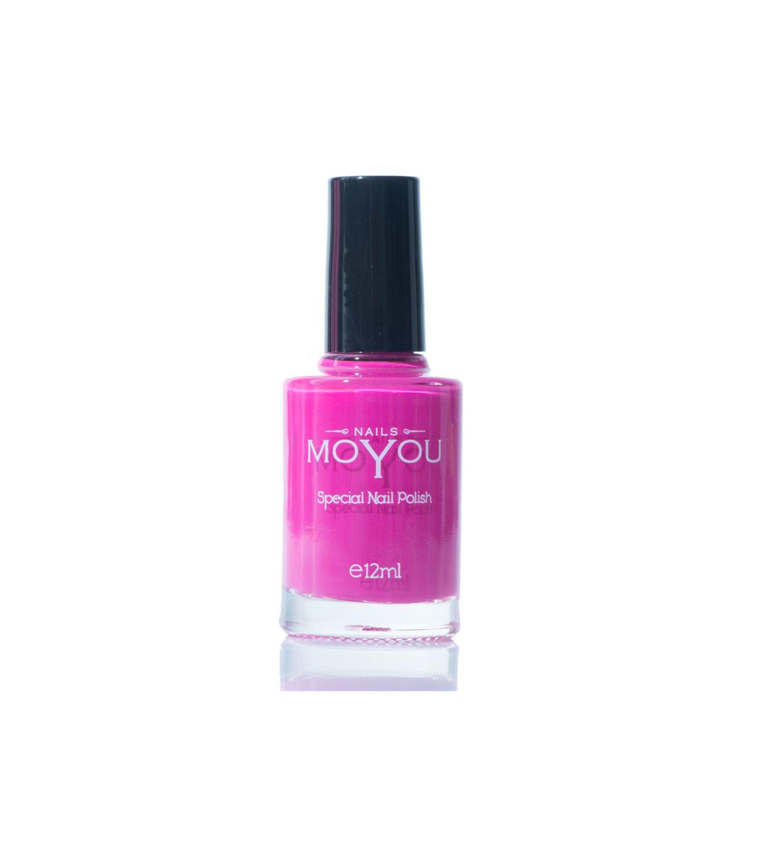 MoYou Special Nail Polish - Shocking Pink