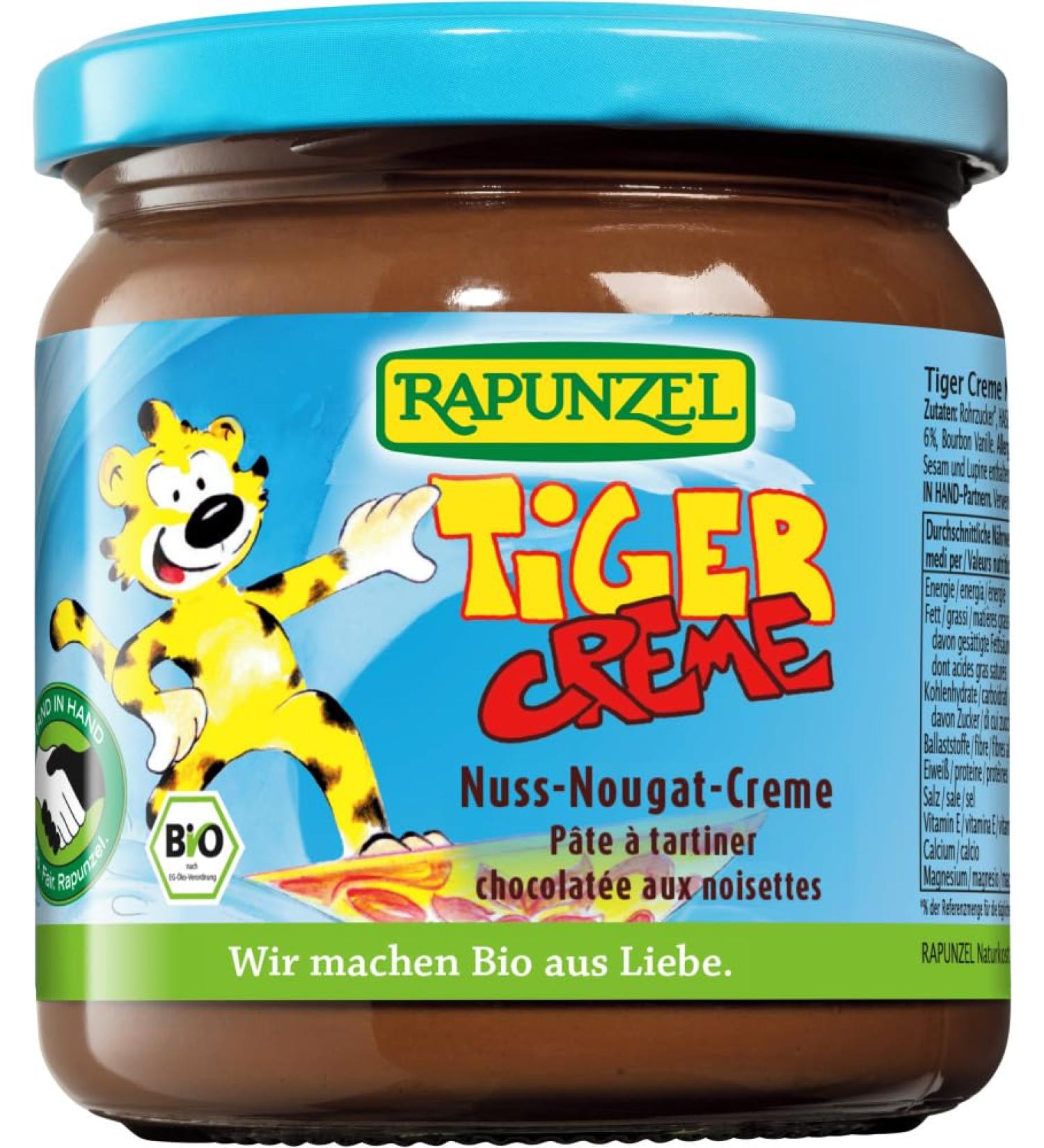 Rapunzel Bio Tiger Creme Nuss-Nougat-Creme HIH (2 x 400 g)