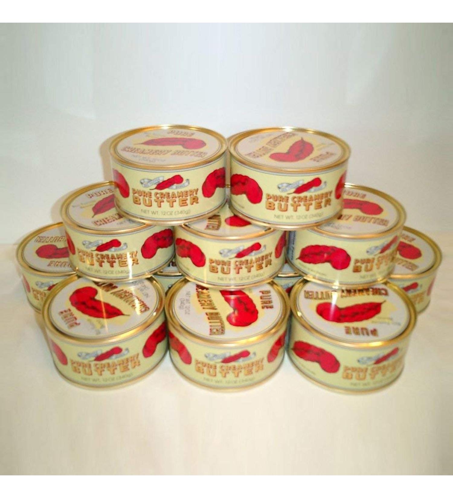 Red Feather Creamery Canned Butter - 100% Pure New Zealand Butter - 24 Cans/Full Case, 12 Ounce - Ideal for Emergency Preparedness - Buy Online on GoSupps.com