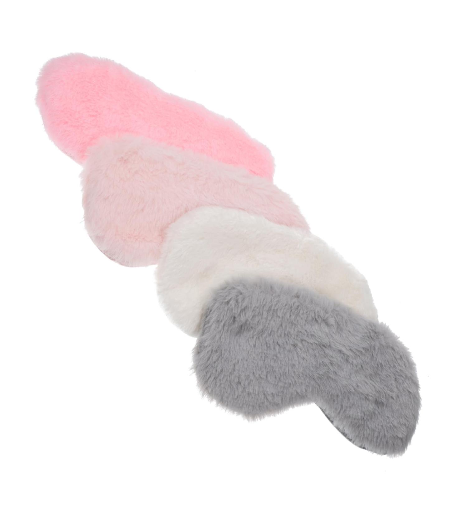 Didiseaon 4pcs Plush Silk Eye Masks - Sleep Mask Set for Women & Men - Comfort Blindfolds & Eye Shades - Ideal for Travel & Relaxation - Buy Online on GoSupps.com