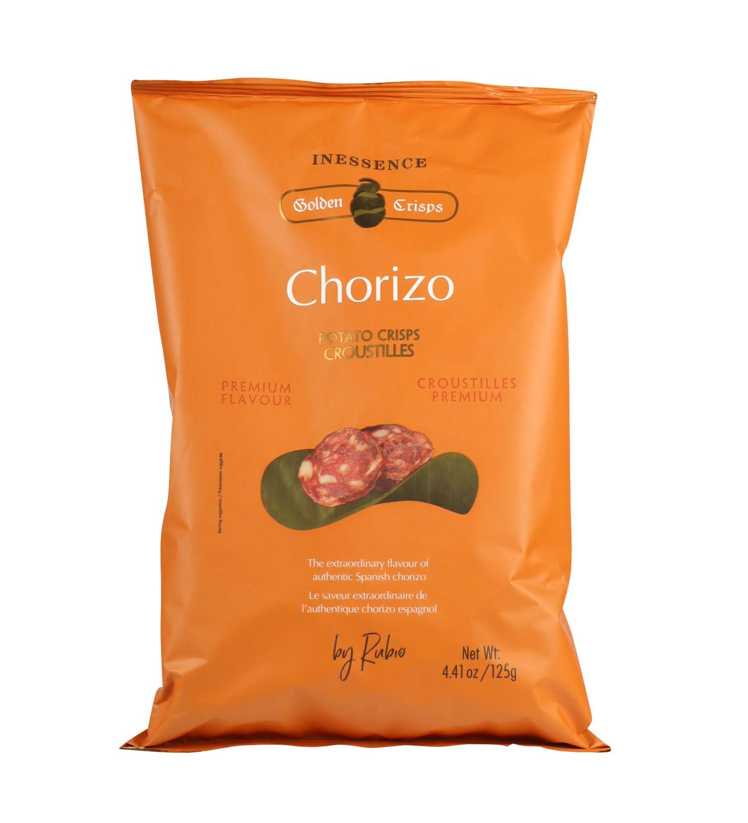 Rubio Snacks chips with chorizo flavour from Spain gluten-free vegan 125 g Chorizo 125 g (1 pack)
