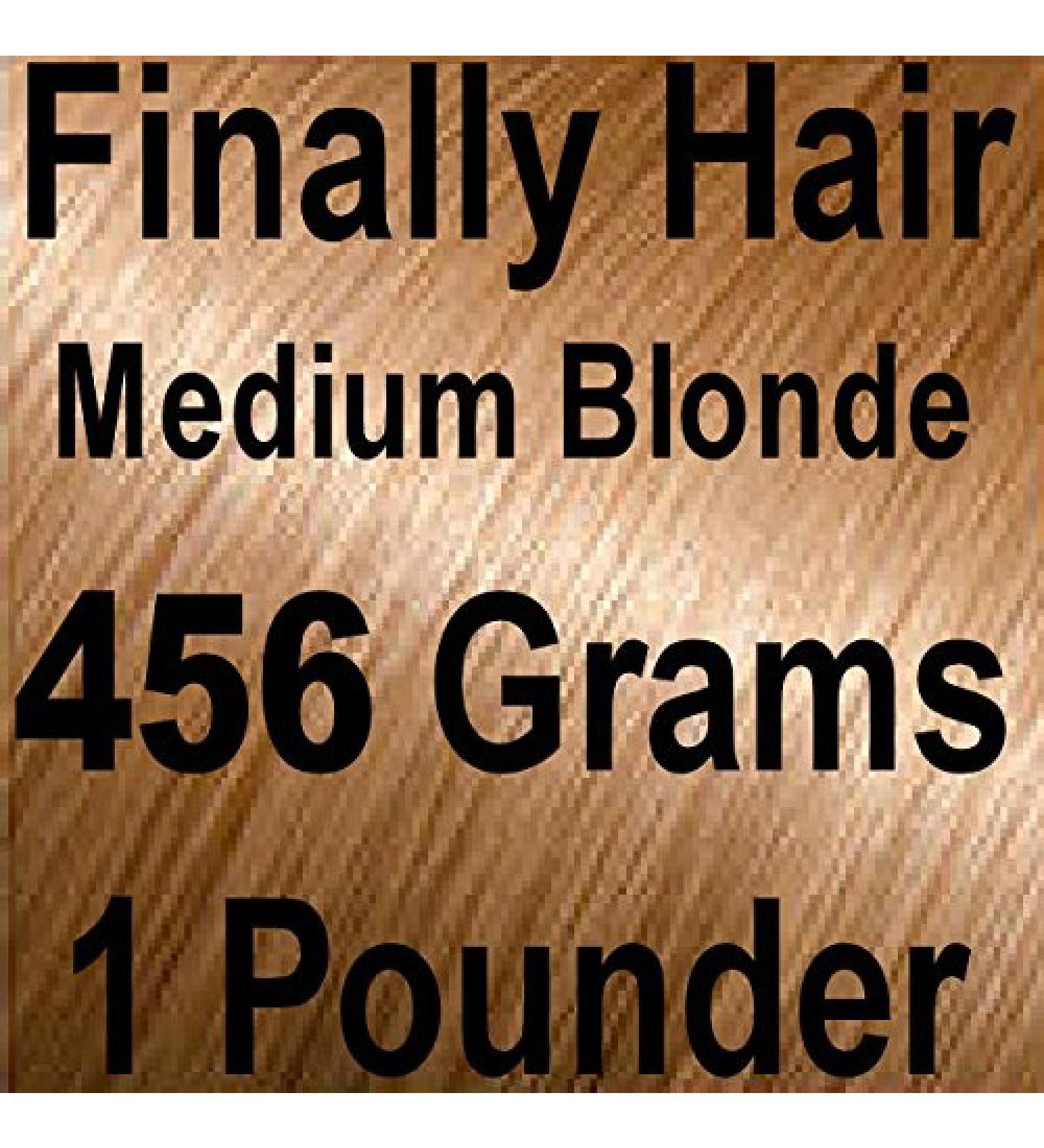 Medium Blonde Hair Fiber Refill - 456g for Hair Loss Concealing | Finally Hair - Buy Online on GoSupps.com