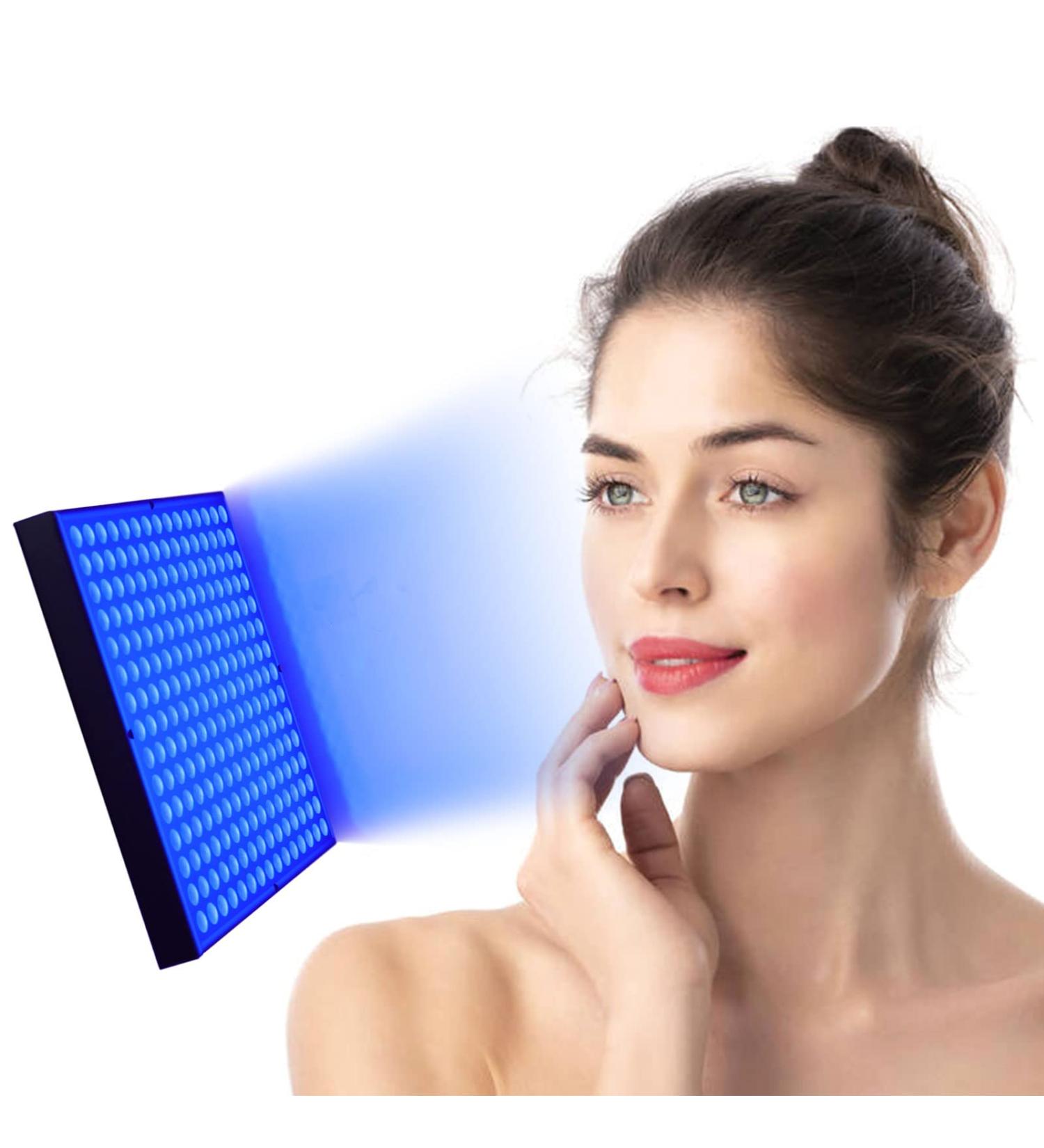 Blue Light Therapy Tanning Lamp with 225 LEDs | Full Body & Face Sunlamp for Skin Tanning - Buy Online on GoSupps.com