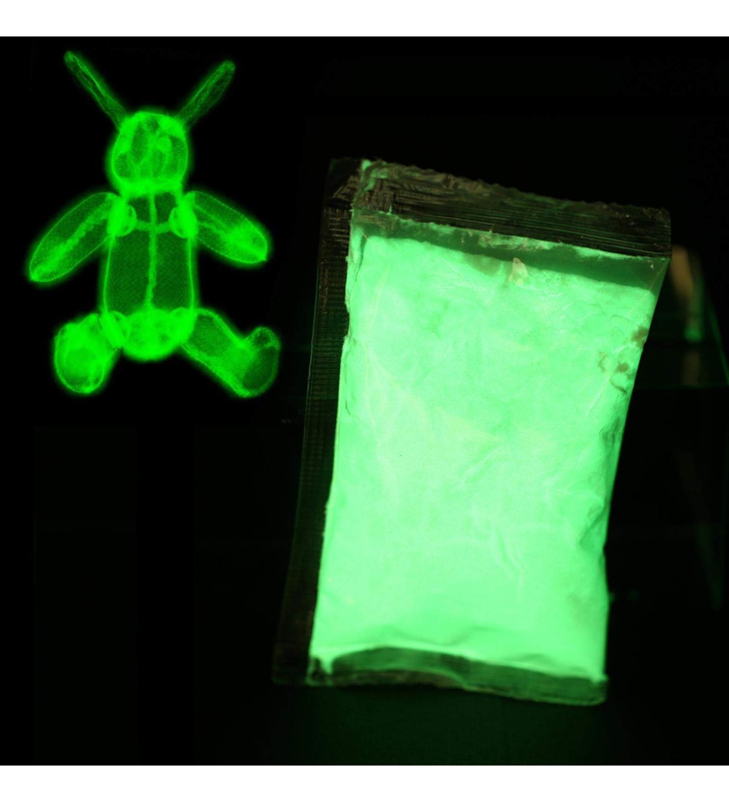 Fluorescent Powder Coating - Bright DIY Pigment for Nail Art | 3 Colors - Blue Green Noctilucent - Buy Online on GoSupps.com