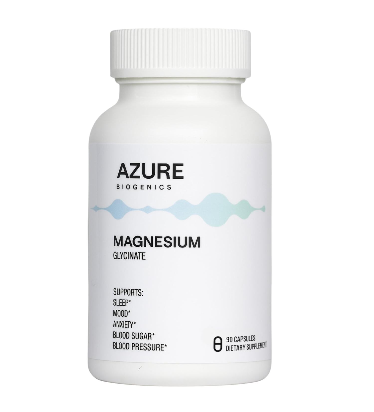 Pure Magnesium Glycinate High Potency 275 mg Supports Relaxation Mood and Overall Wellness* - Buy Online on GoSupps.com