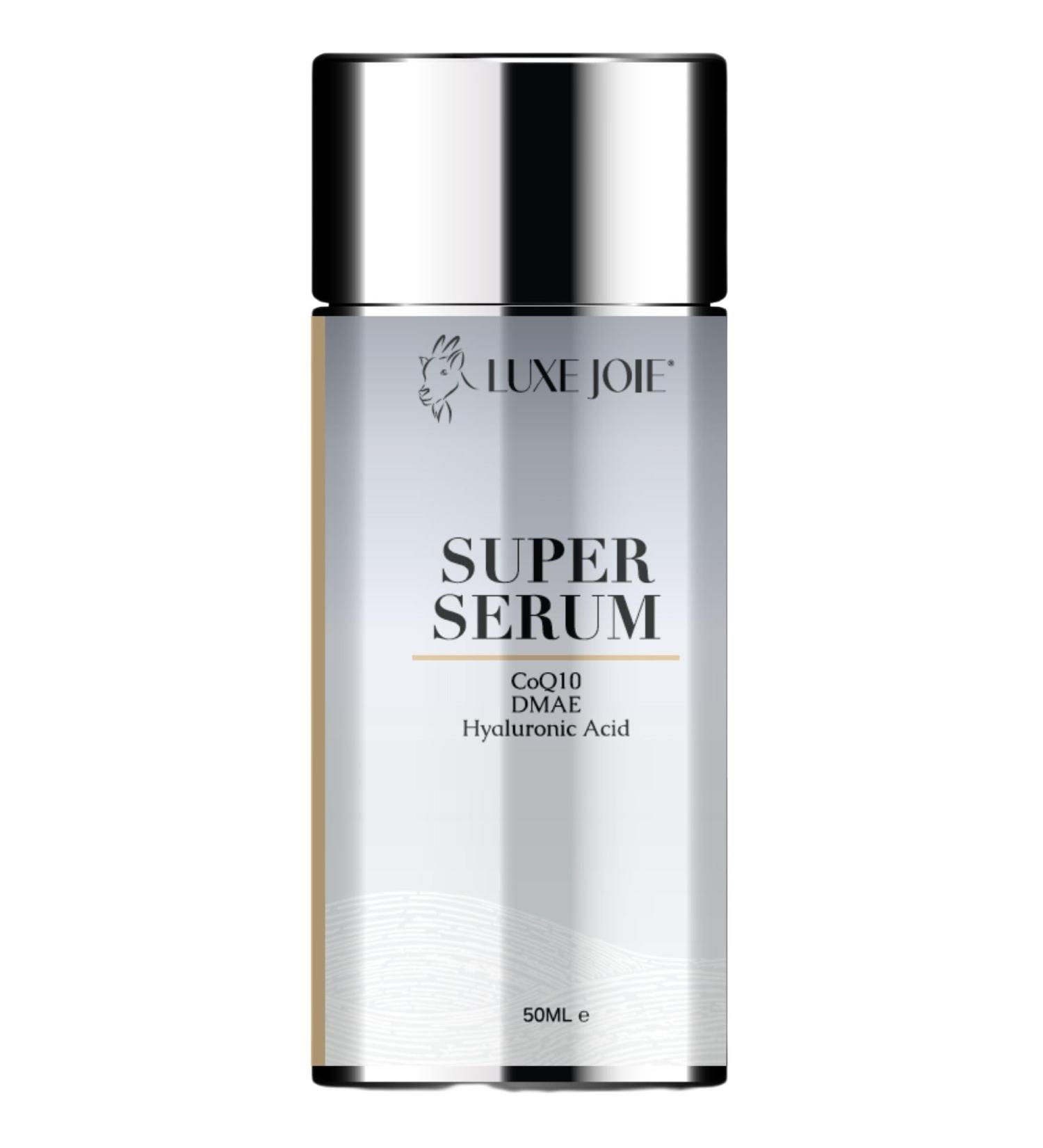 DMAE Facial Serum 1.7 oz - Lift Tighten & Plump Skin - Unscented Sensitive Skin Friendly with CoQ10 & Hyaluronic Acid - Best Super Serum for Dry Skin - Buy Online on GoSupps.com
