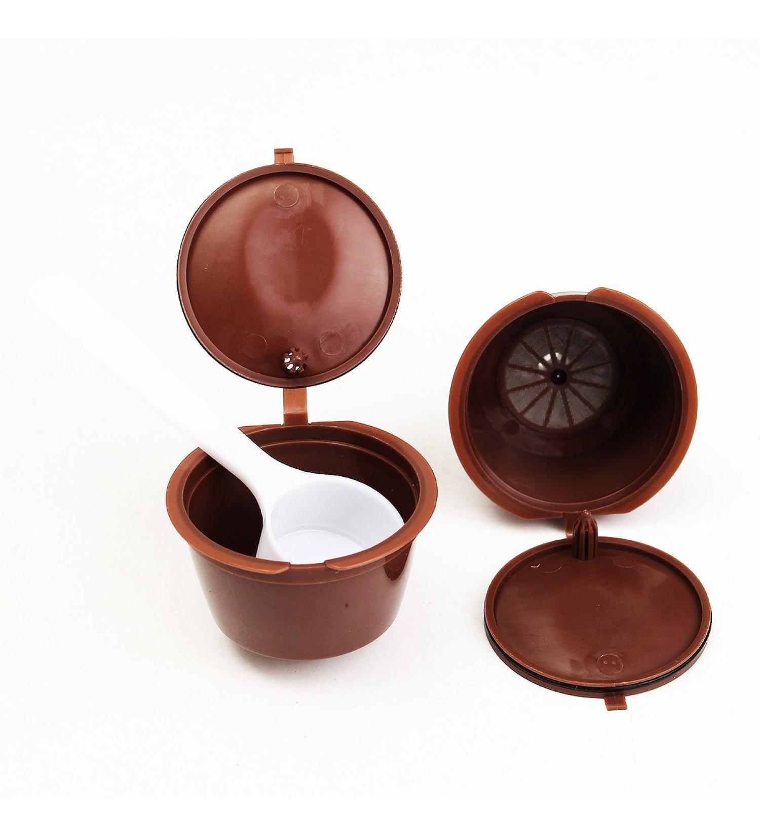 Tutoy 2pcs Coffee Machine Capsules Dolce Gusto Refillable Reusable Coffee Emohome - Buy Online on GoSupps.com