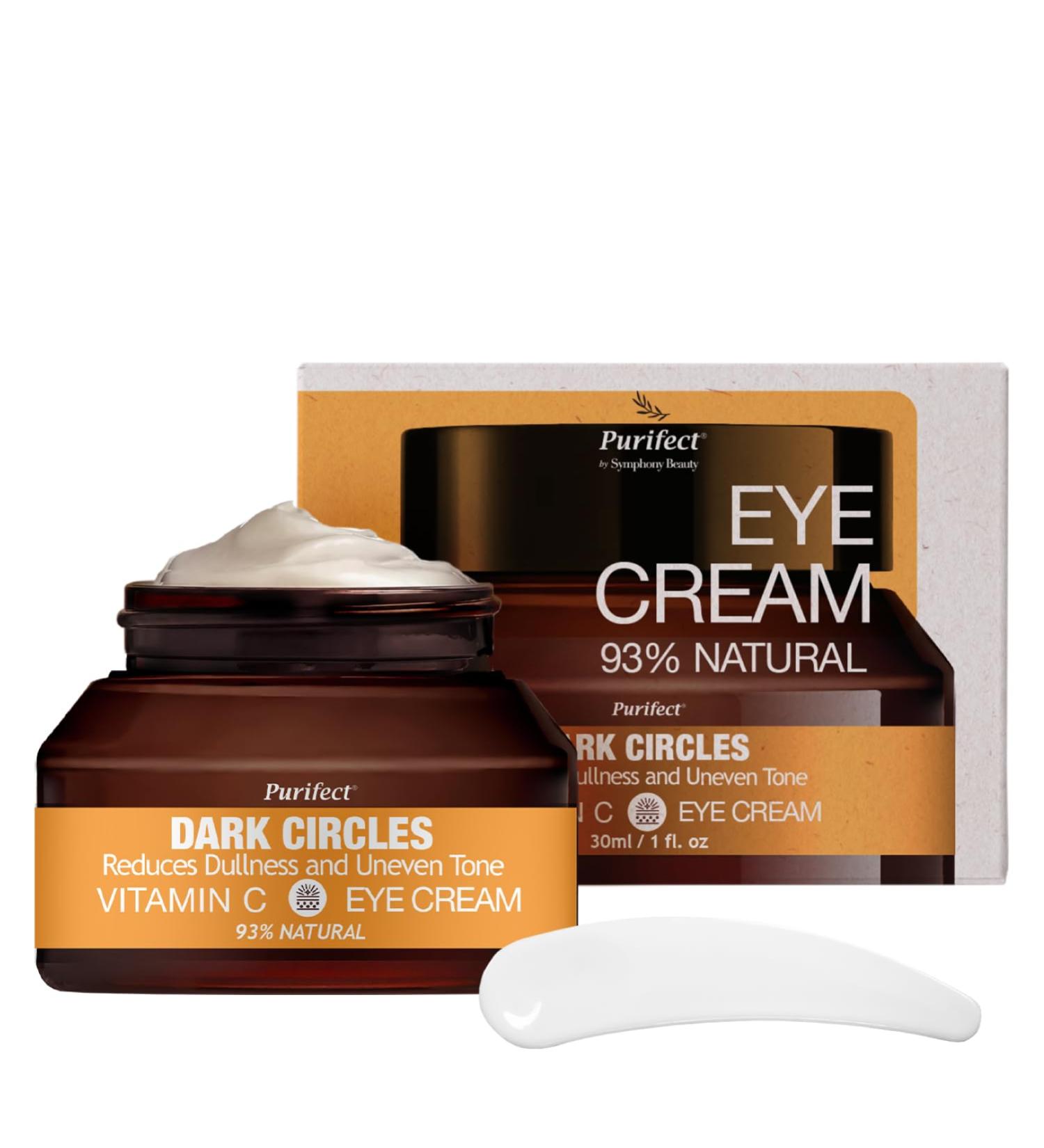 Natural Purifect Eye Cream - Made in USA | 30ml Vitamin C Eye Cream for Dark Circles - Buy Online on GoSupps.com